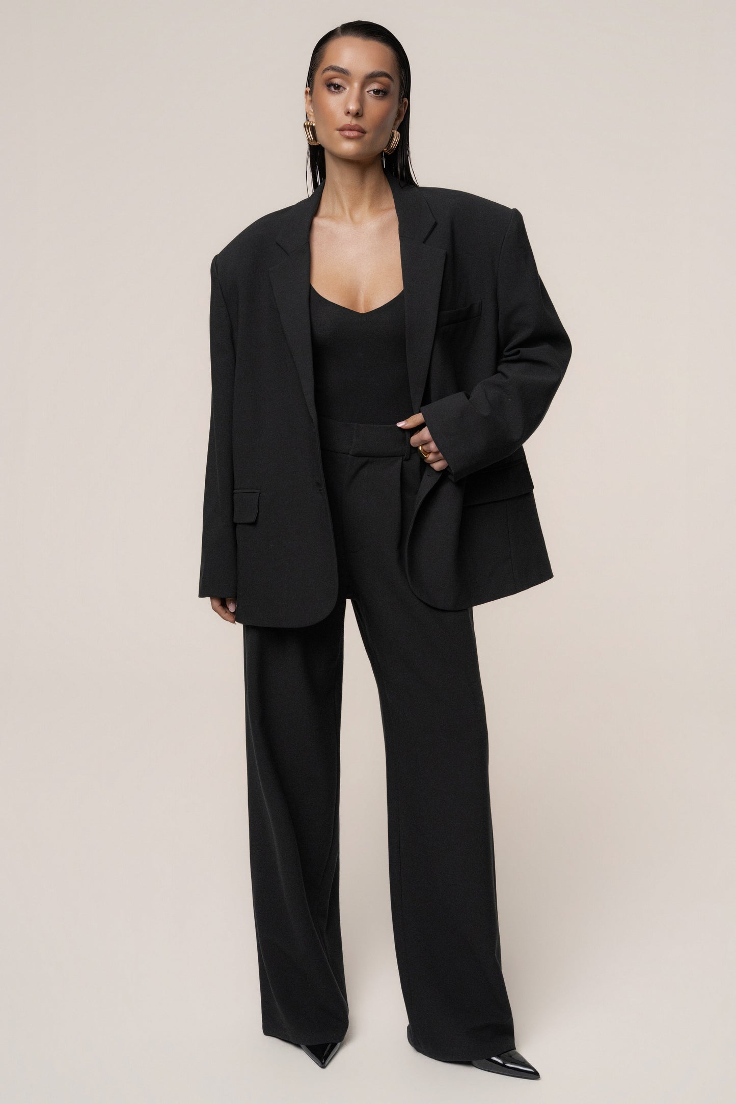 Black Core Standard Blazer JLUXLABEL