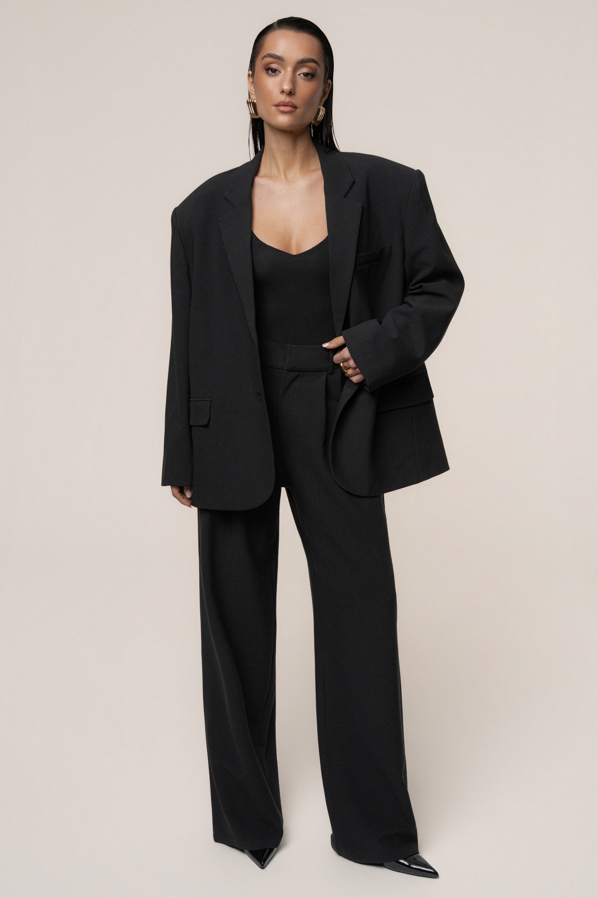 Black Core Standard Blazer JLUXLABEL