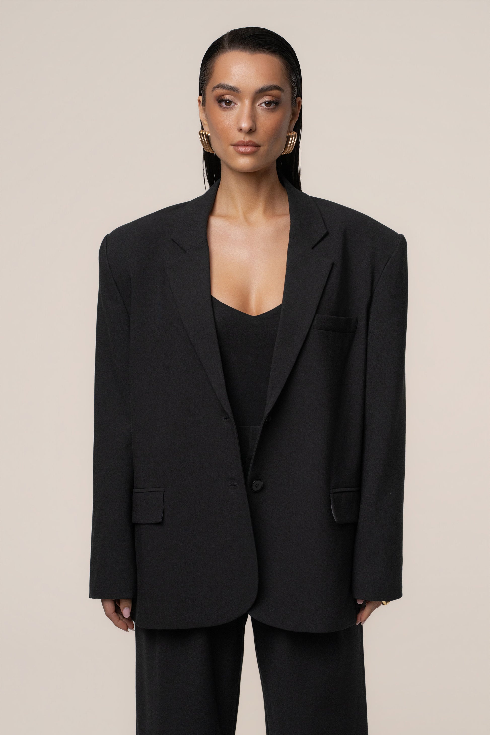 Black Core Standard Blazer JLUXLABEL