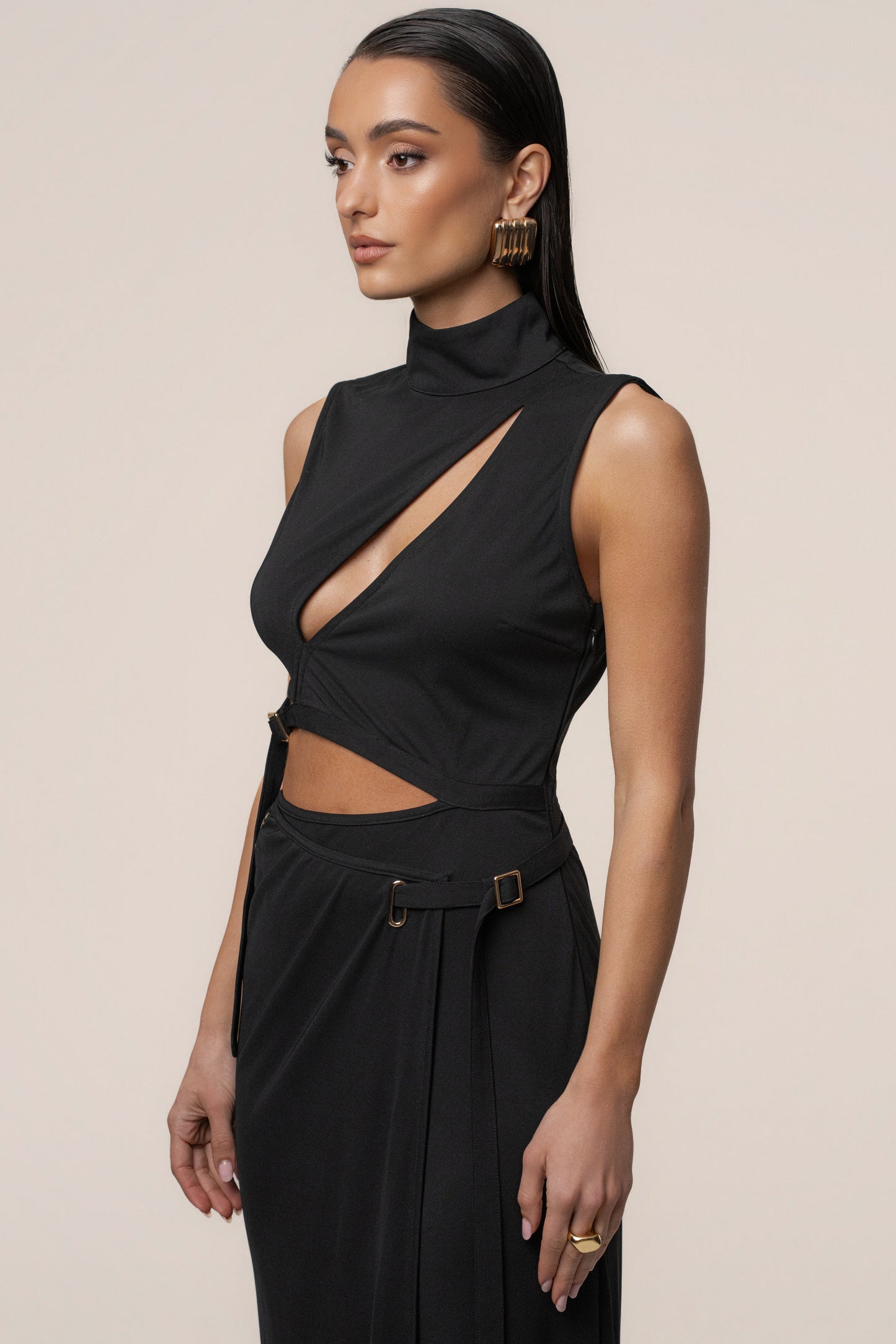 Black Behind The Scenes Dress JLUXLABEL