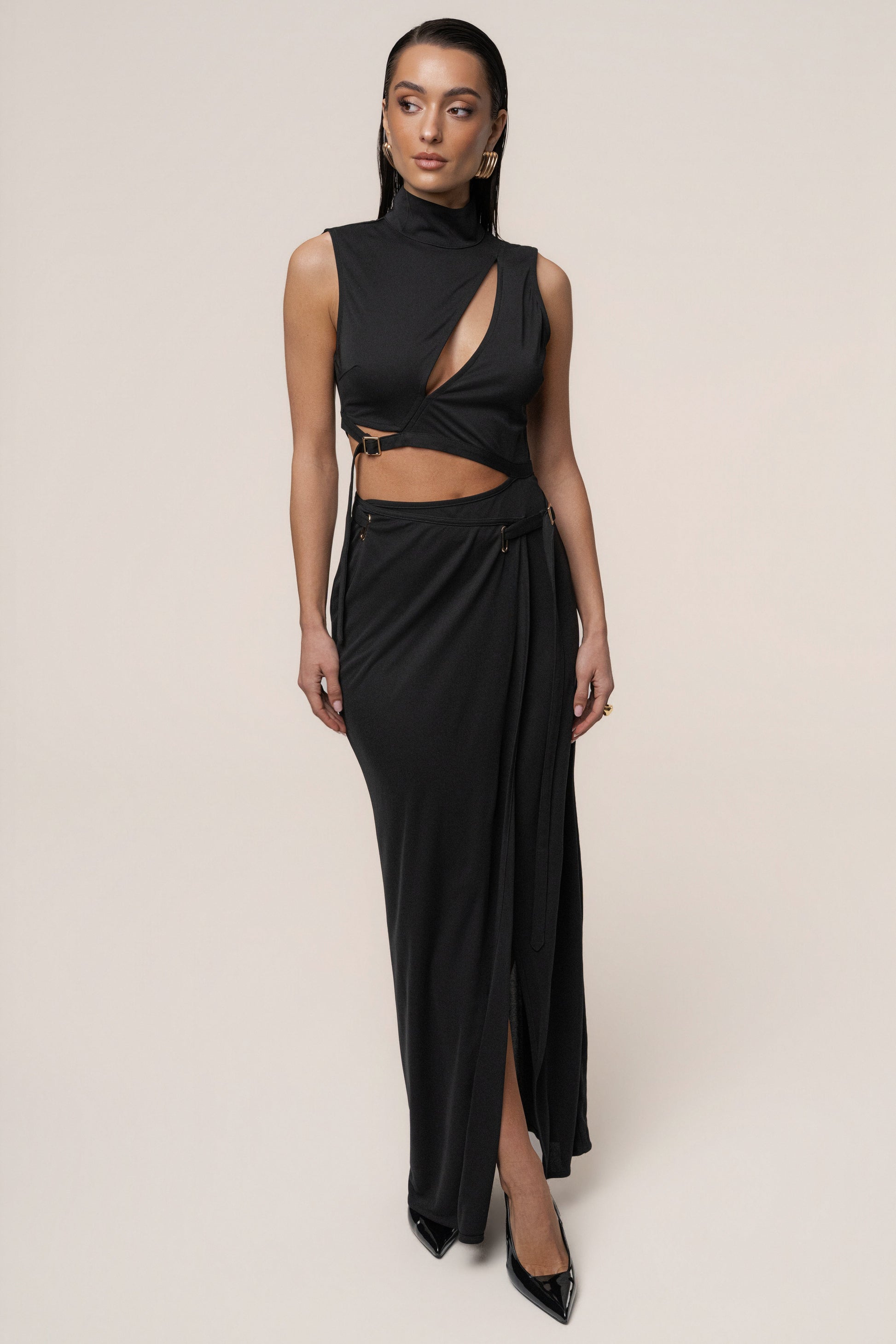 Black Behind The Scenes Dress JLUXLABEL