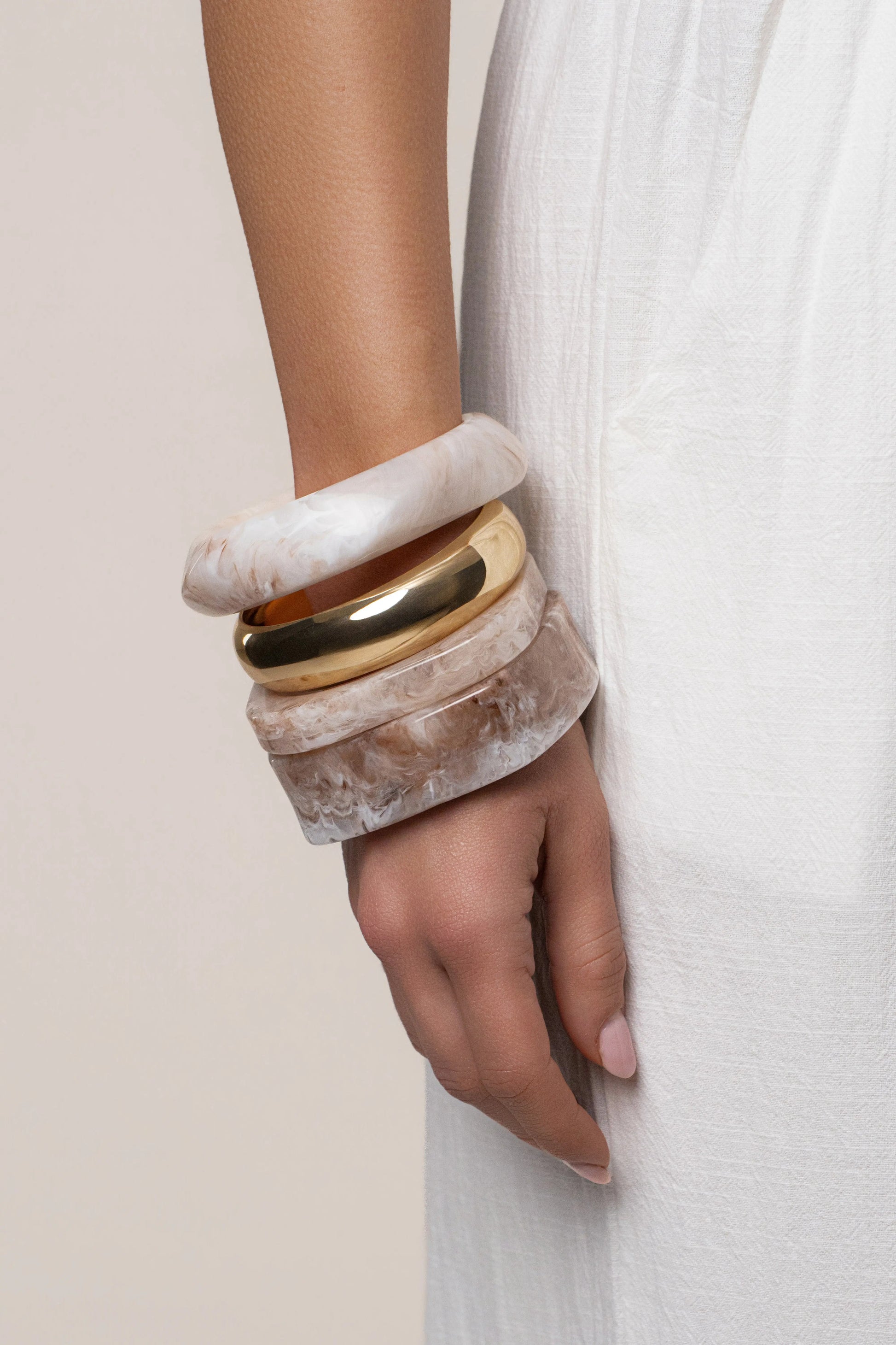 Gold Fira Bracelet Set JLUXLABEL