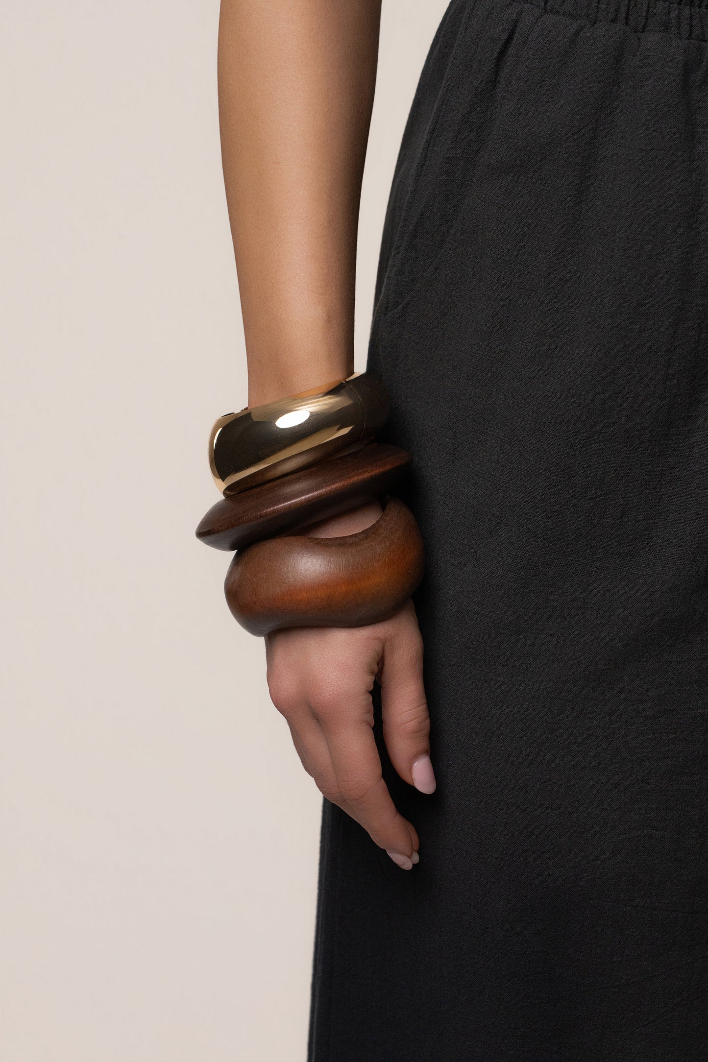 Gold Kora Bracelet Set JLUXLABEL
