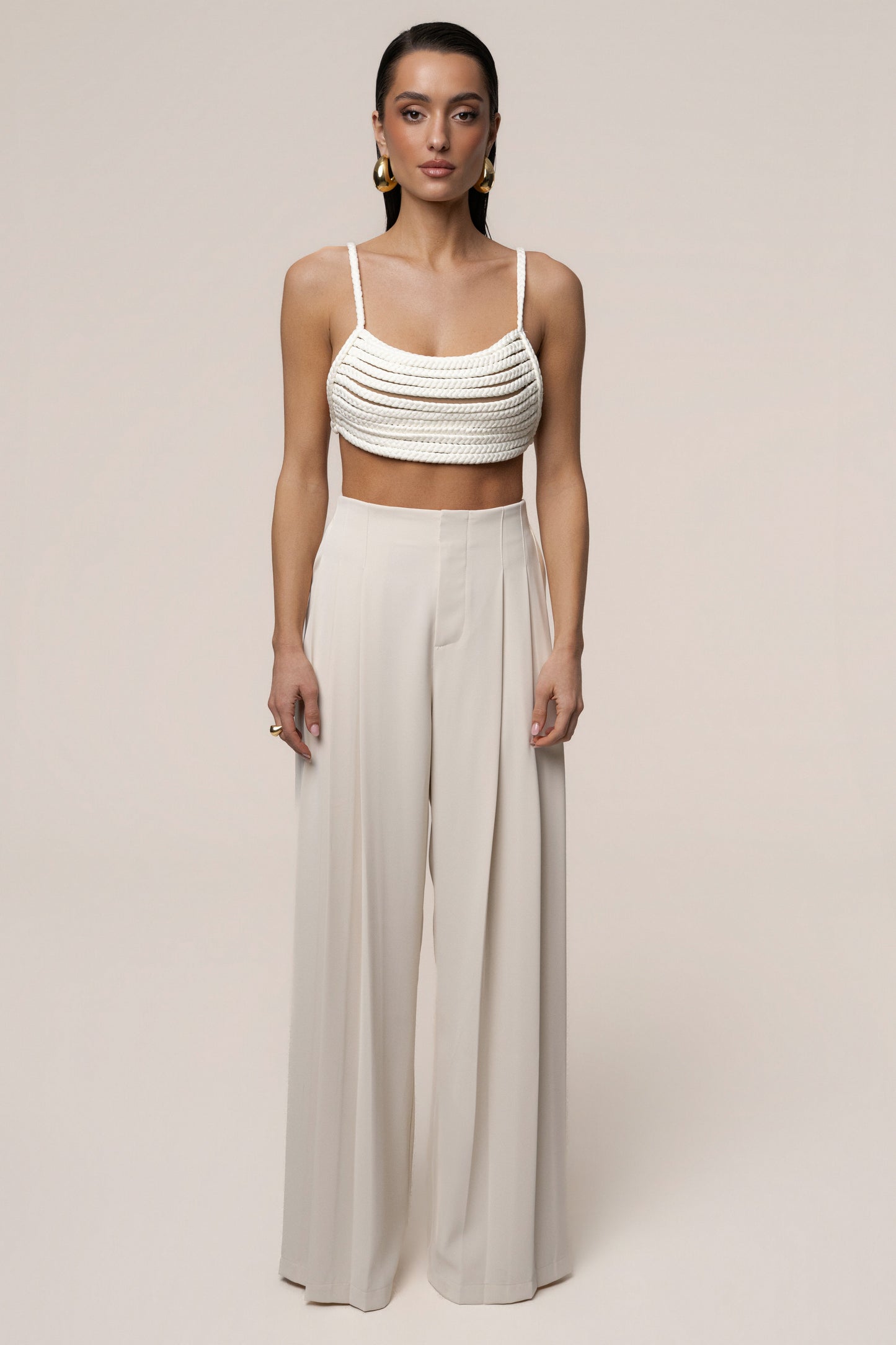 Ivory Sofie Braided Top