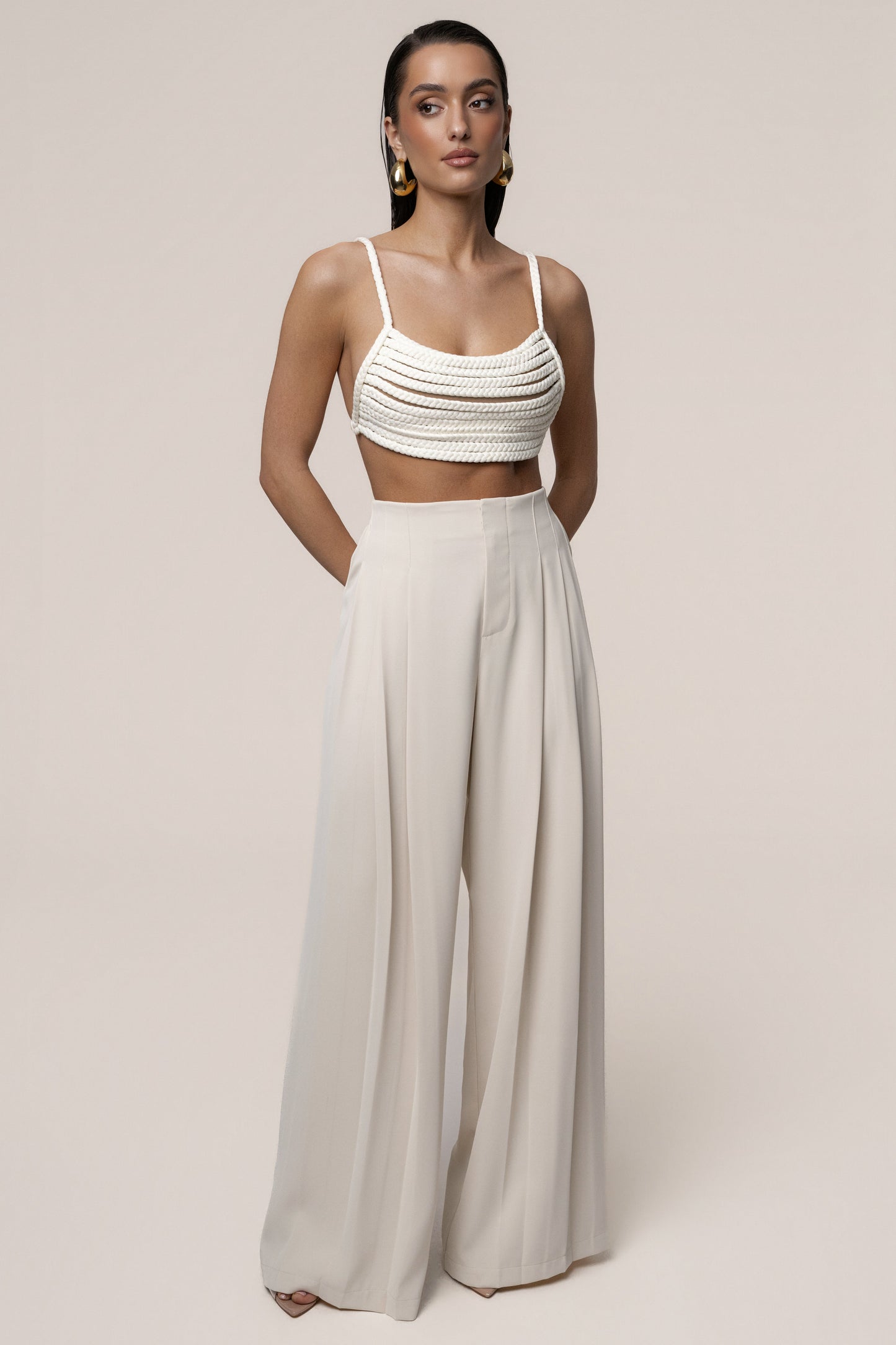 Ivory Sofie Braided Top