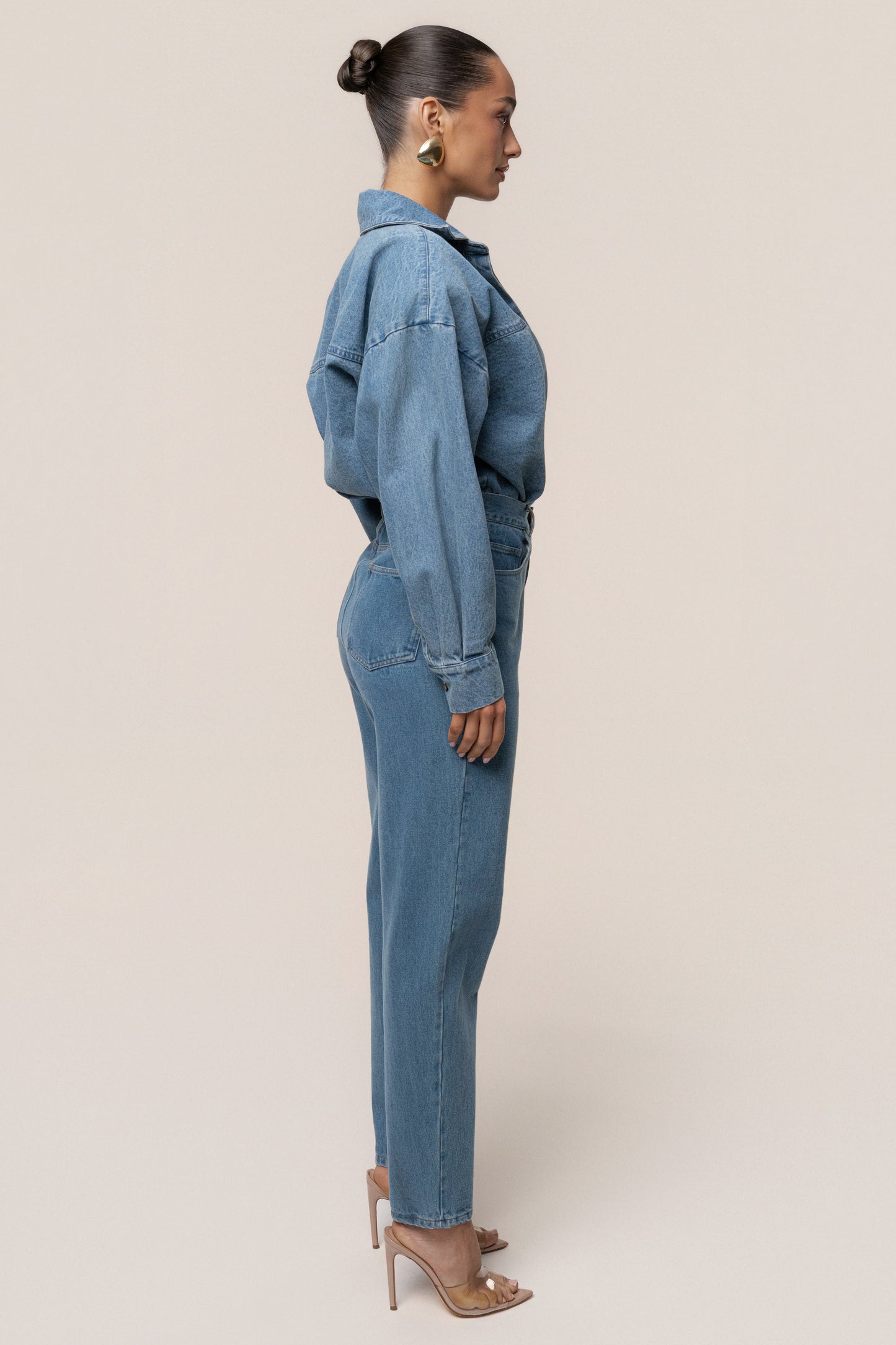 Denim Unstoppable Bodysuit JLUXLABEL
