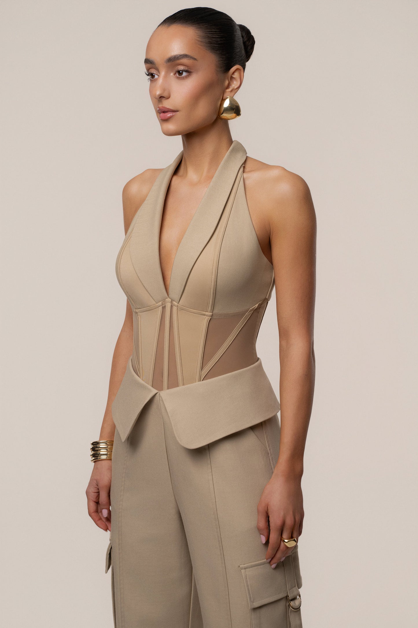 Stone Contour Corset Bodysuit JLUXLABEL