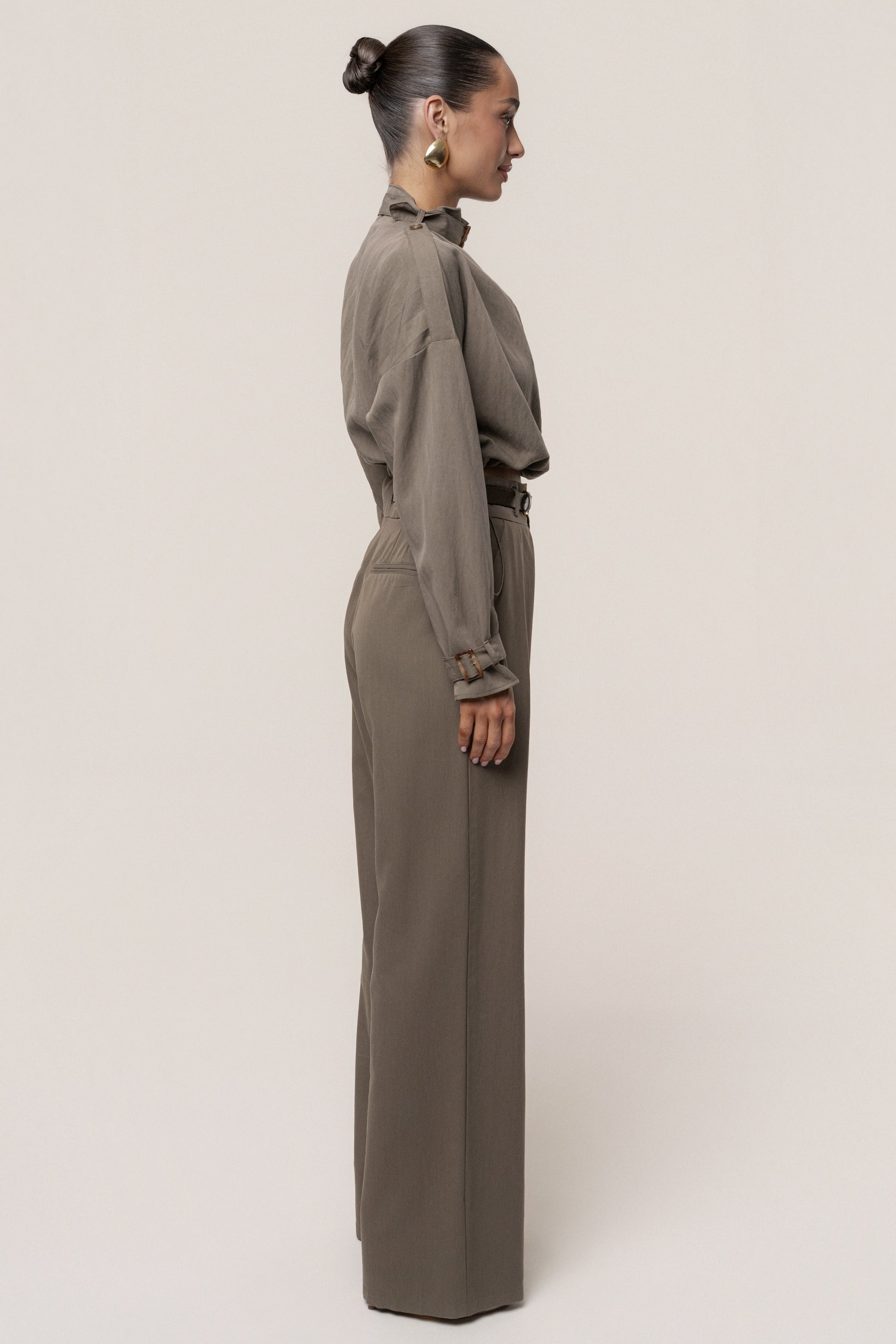 Dark Taupe Wanderlust Crop Top JLUXLABEL