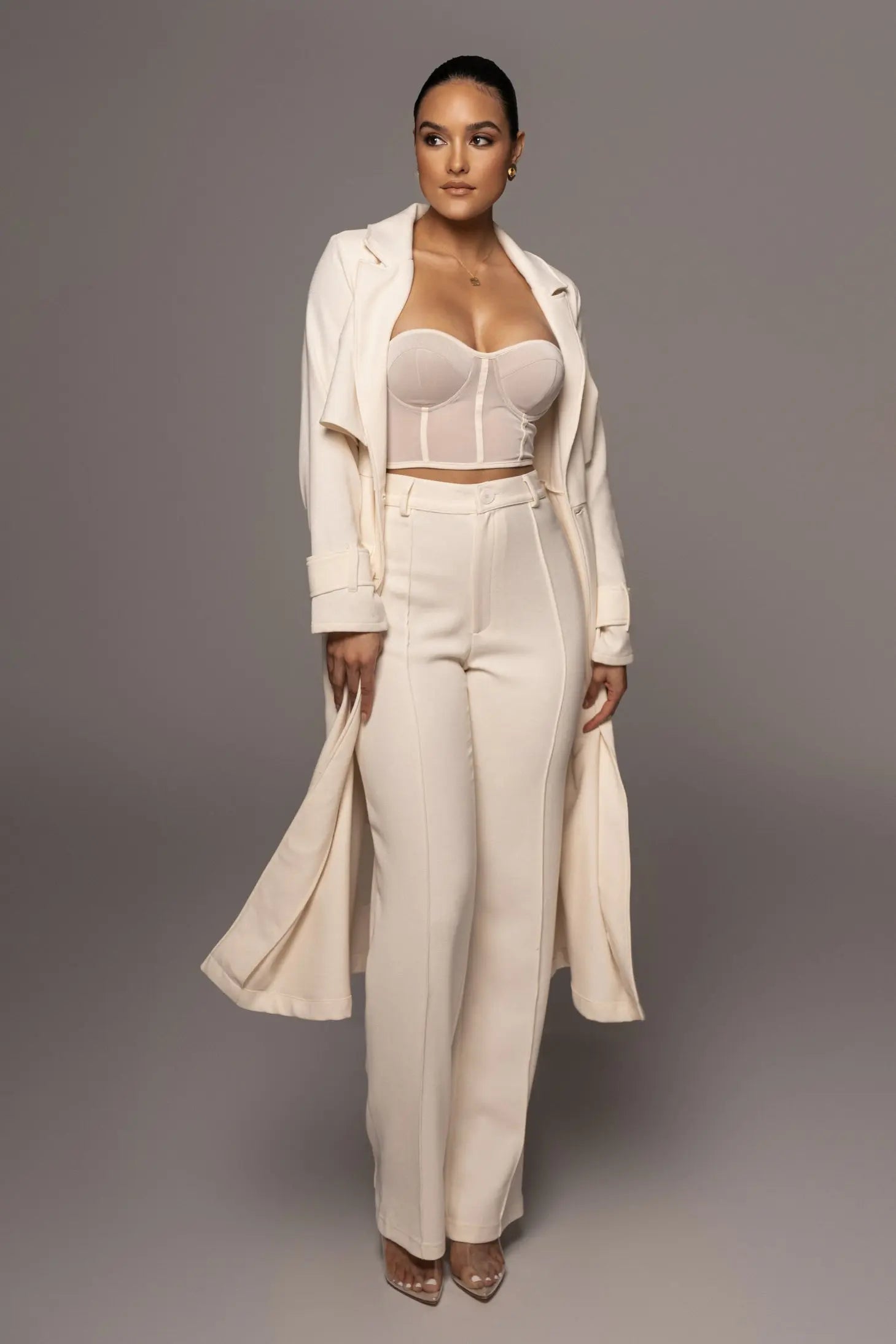 Ivory  Arlette Trousers JLUXLABEL