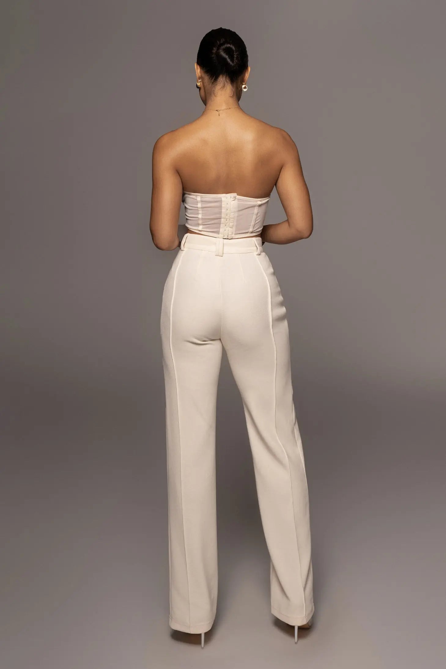 Ivory  Arlette Trousers JLUXLABEL
