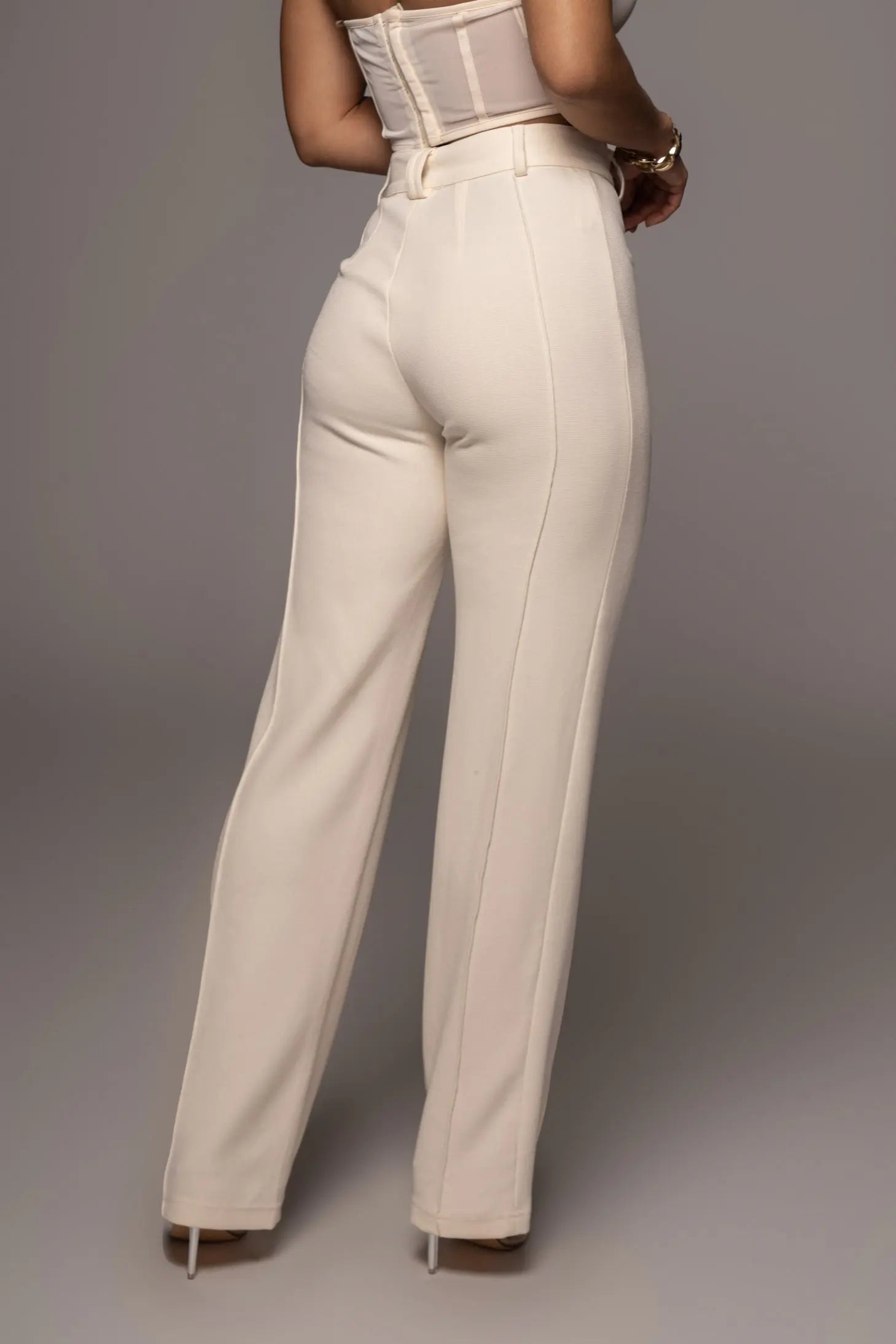 Ivory  Arlette Trousers JLUXLABEL