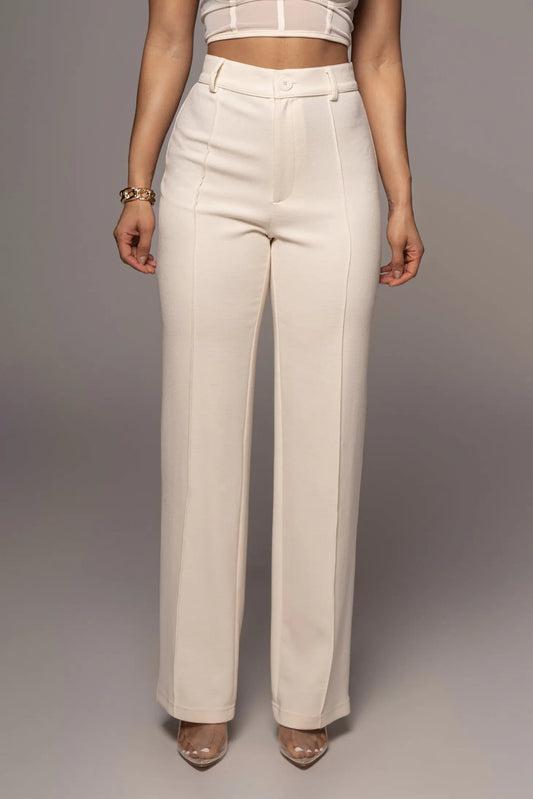 Ivory  Arlette Trousers JLUXLABEL