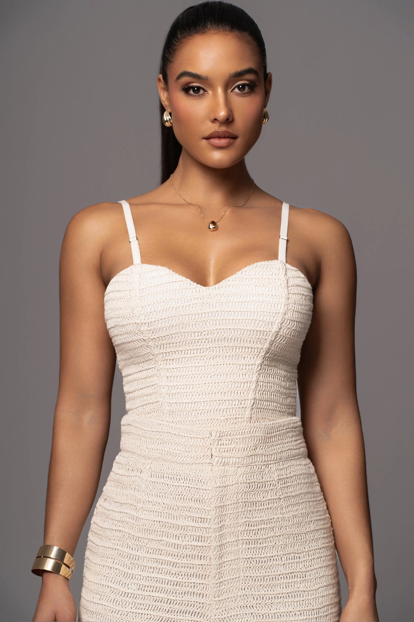 Beige Lila Bustier JLUXLABEL