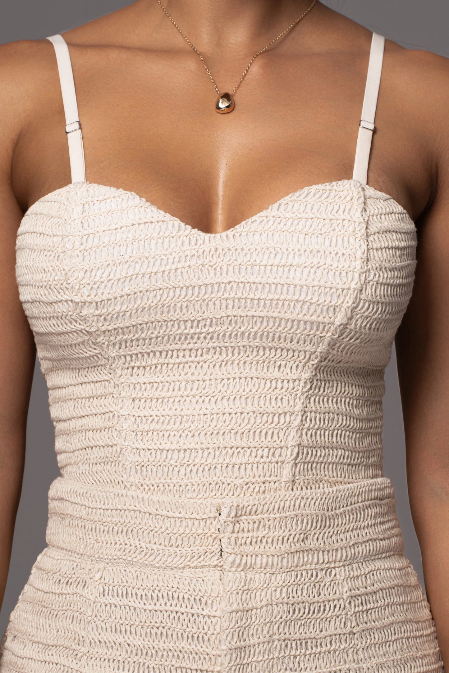 Beige Lila Bustier JLUXLABEL