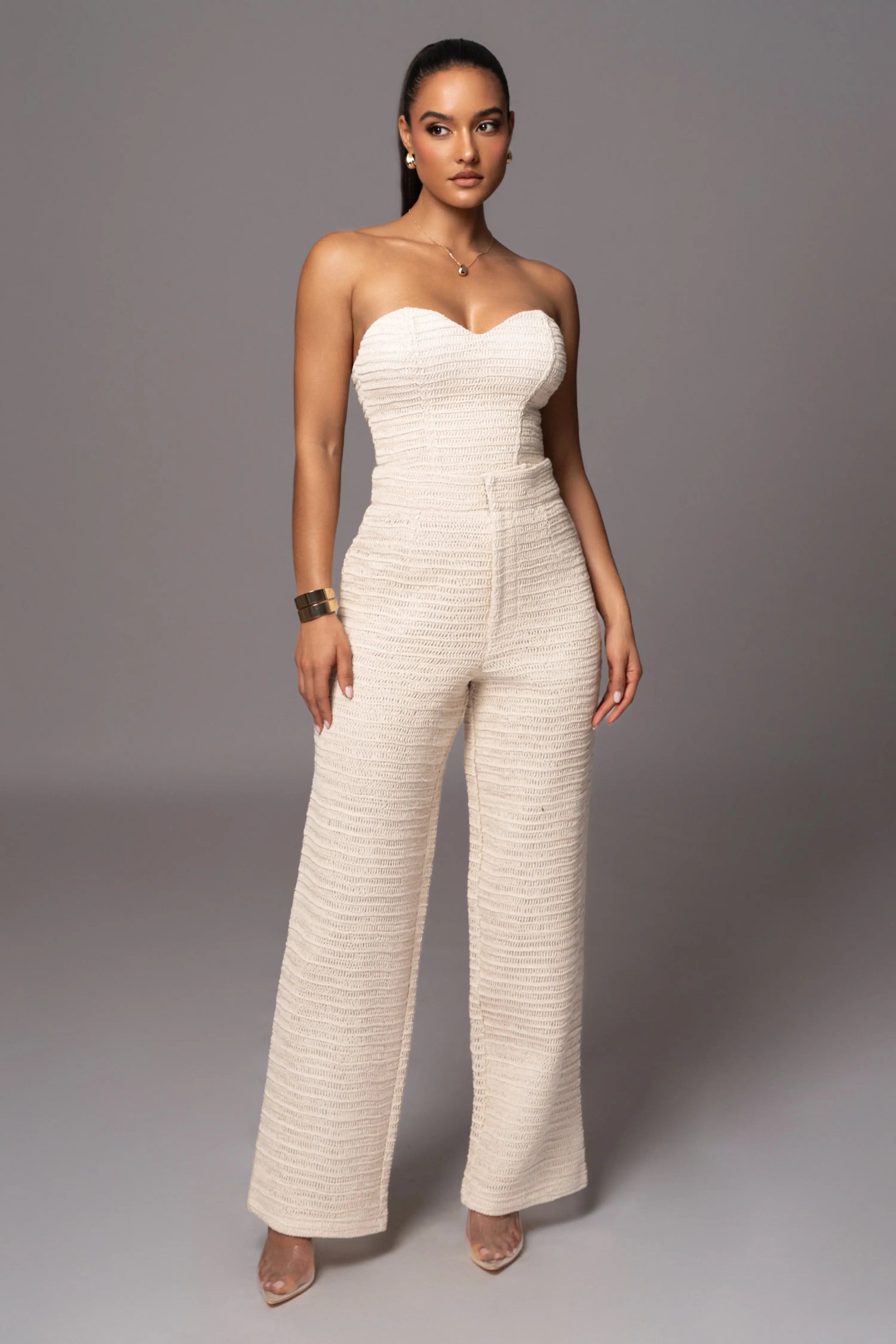 Beige Lila Bustier JLUXLABEL