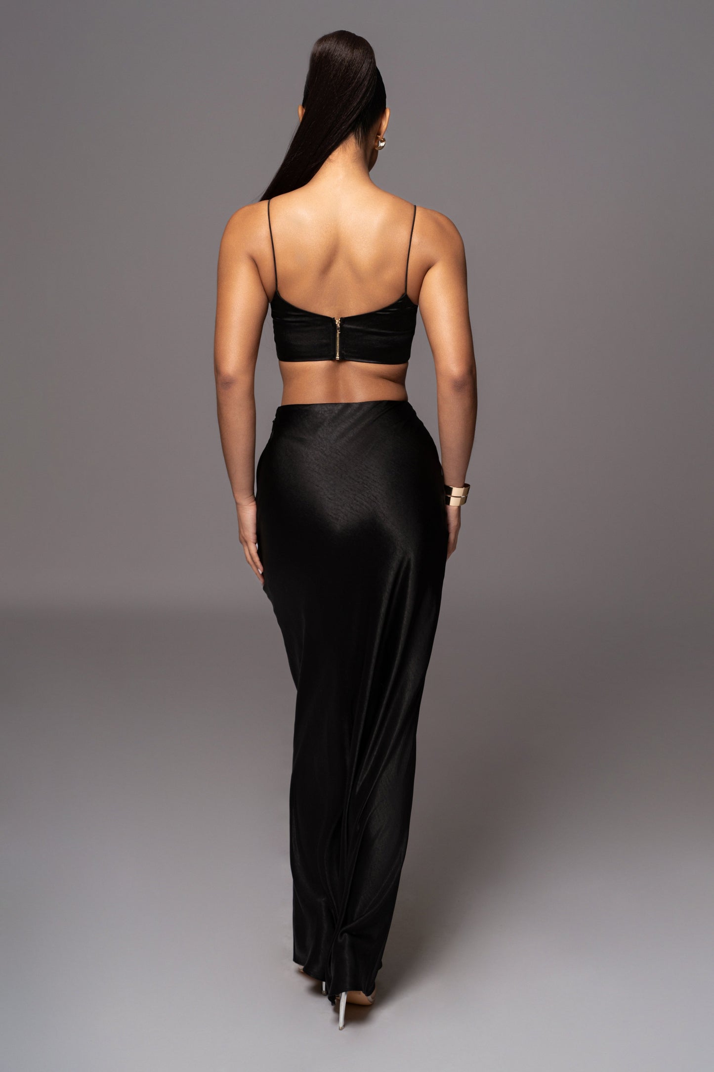 Black Isella 2-Piece Skirt Set
