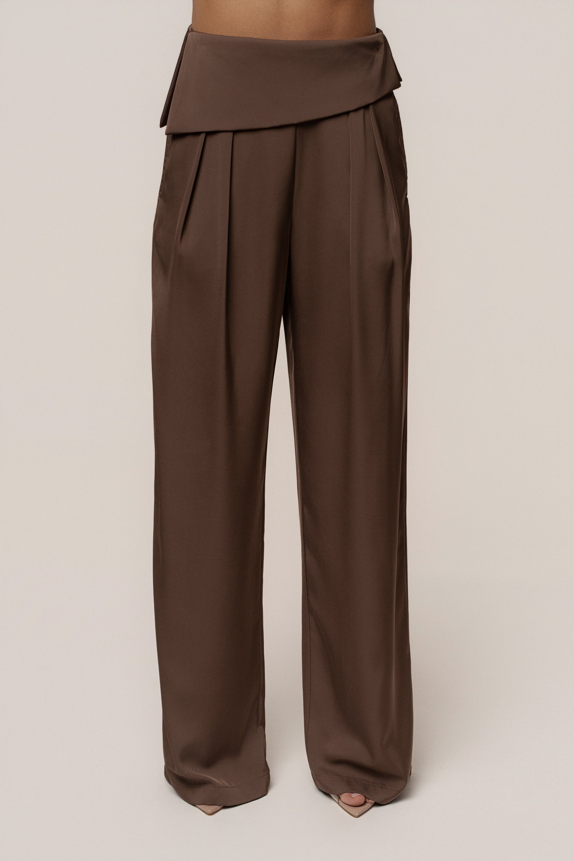 Chocolate Executive Trousers JLUXLABEL