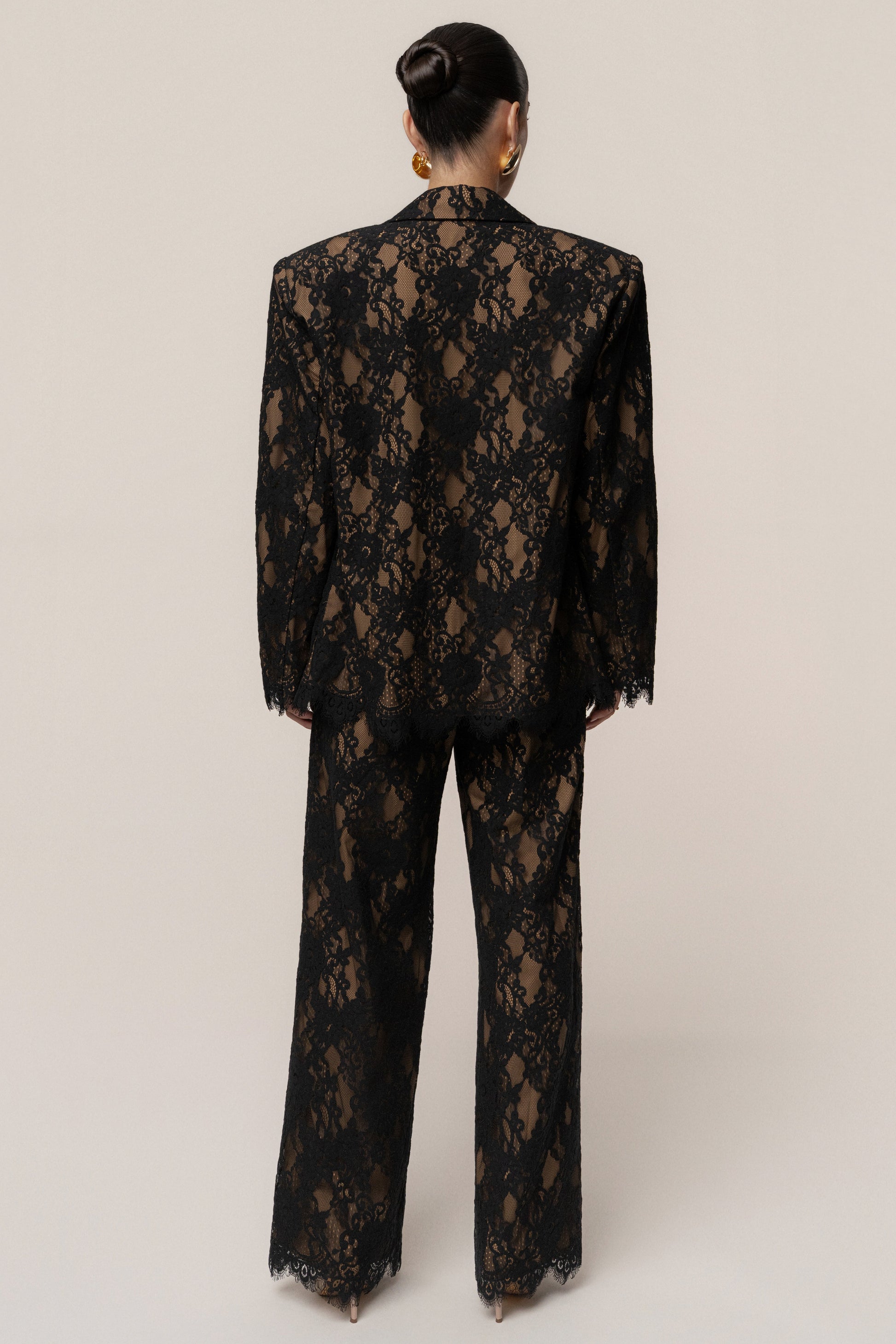 PRE-ORDER Black Forever Crush Lace Pant JLUXLABEL
