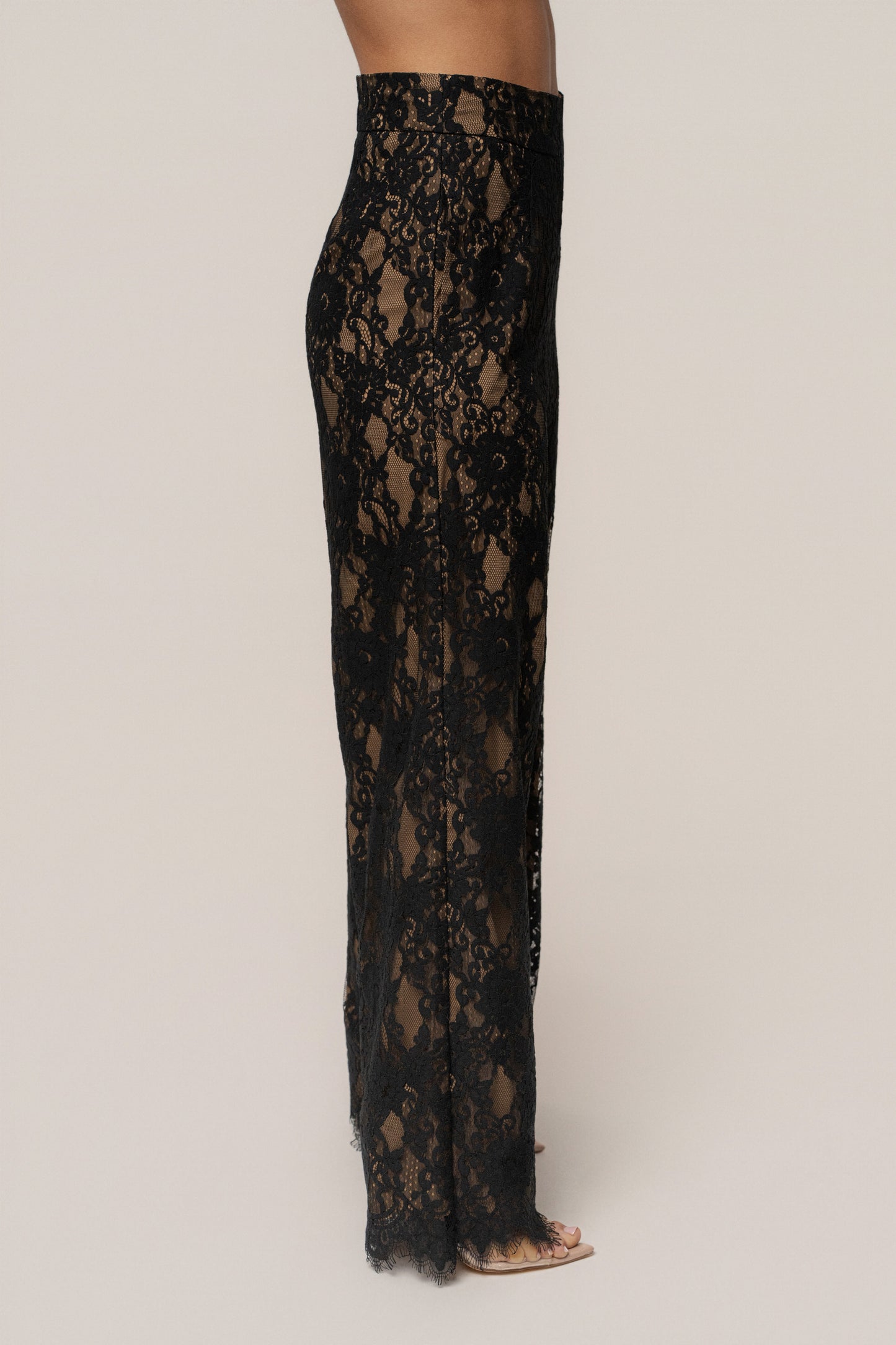 PRE-ORDER Black Forever Crush Lace Pant JLUXLABEL