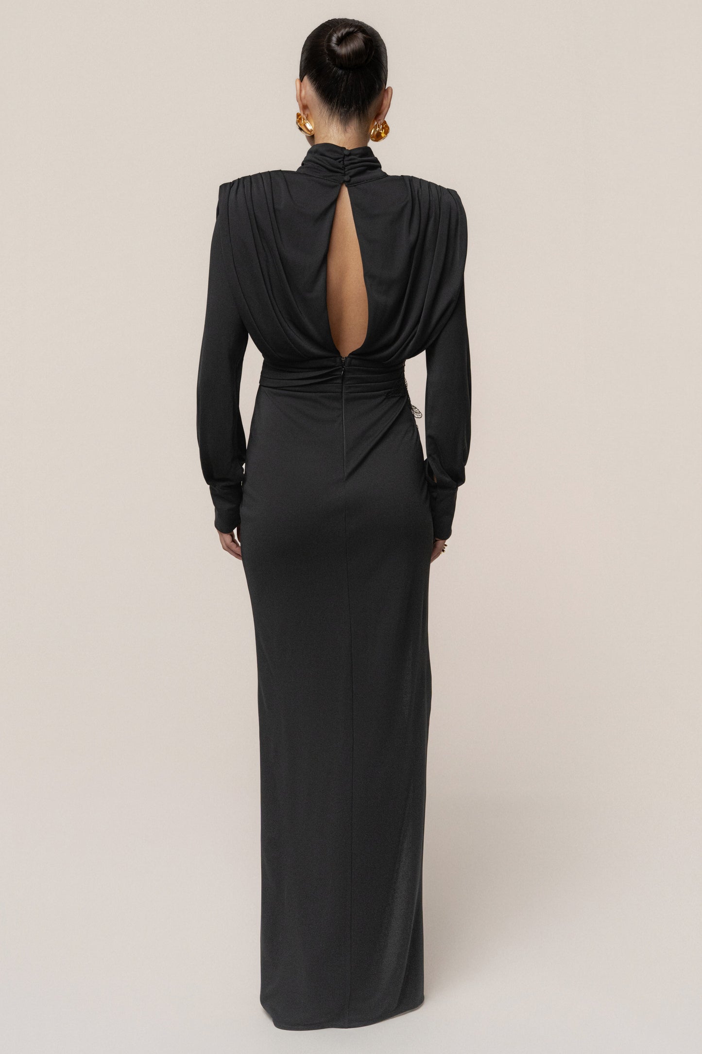 Black Radiance Maxi Gown JLUXLABEL