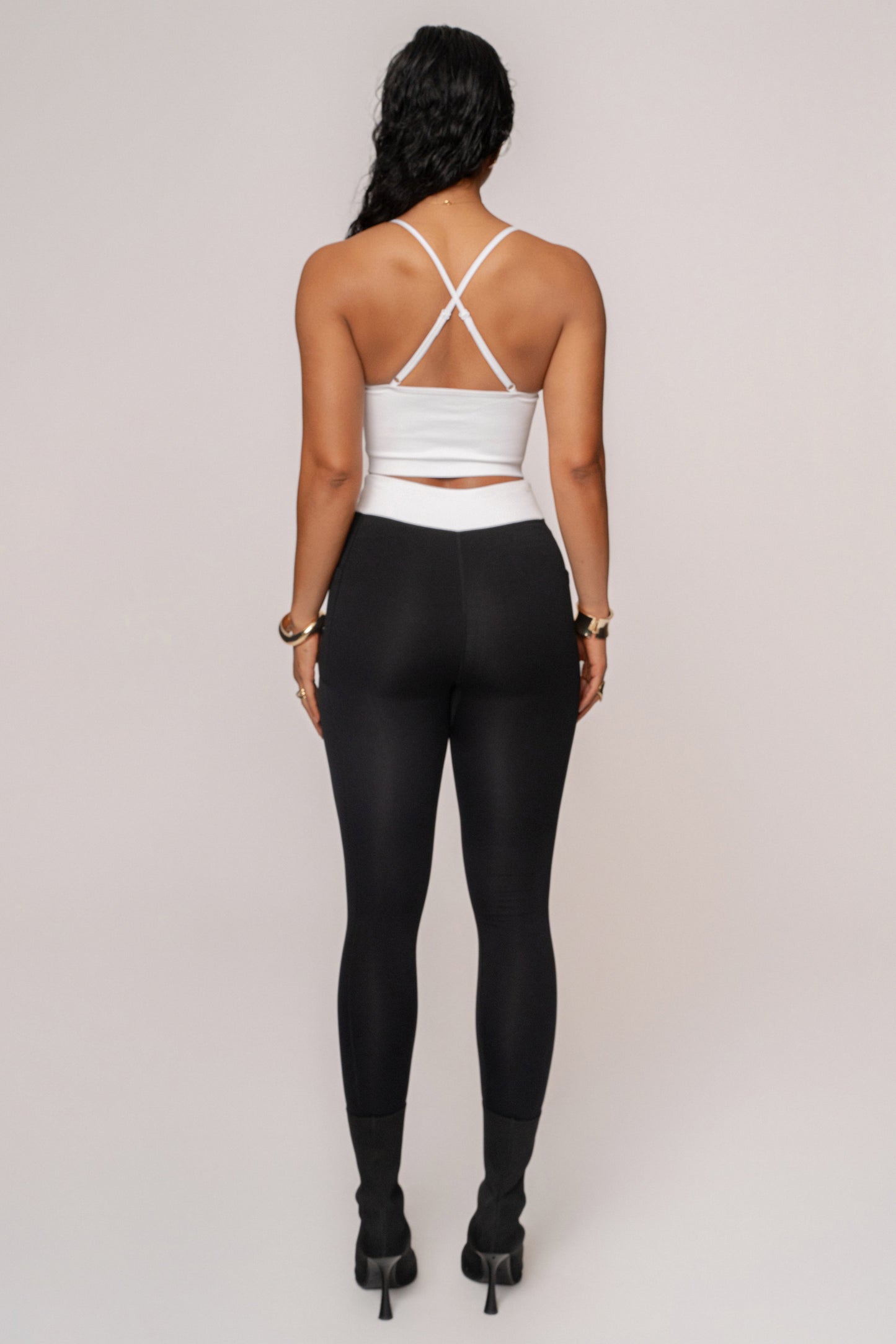 Black/White Inspire Movement Leggings