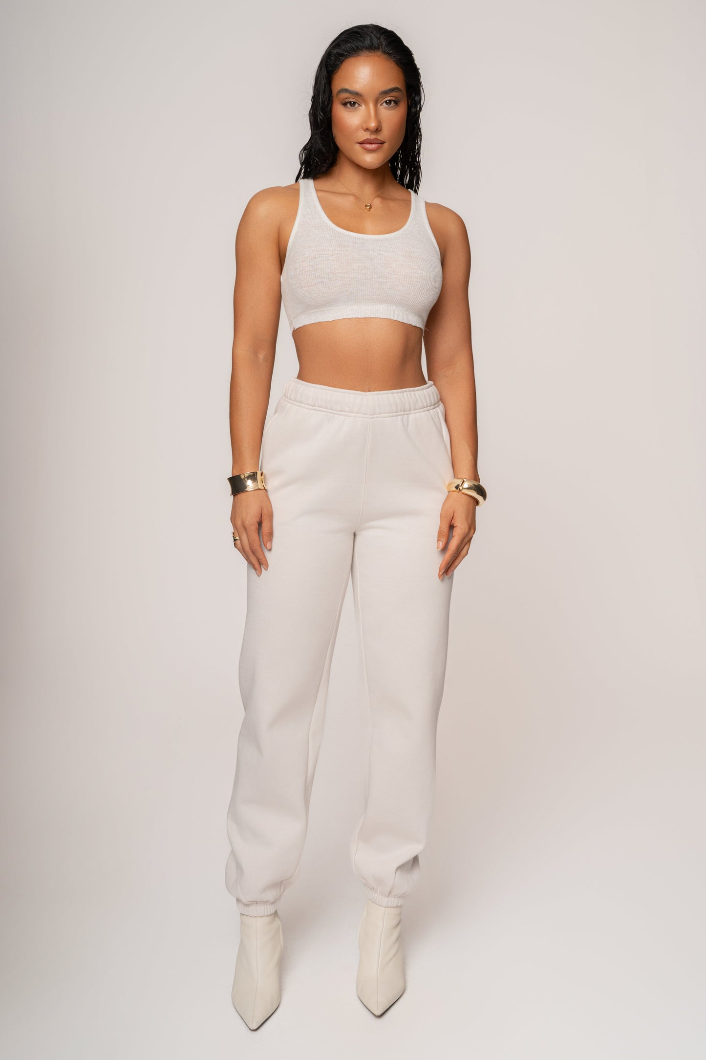 Bone JLUXLABEL Logo Sweatpants