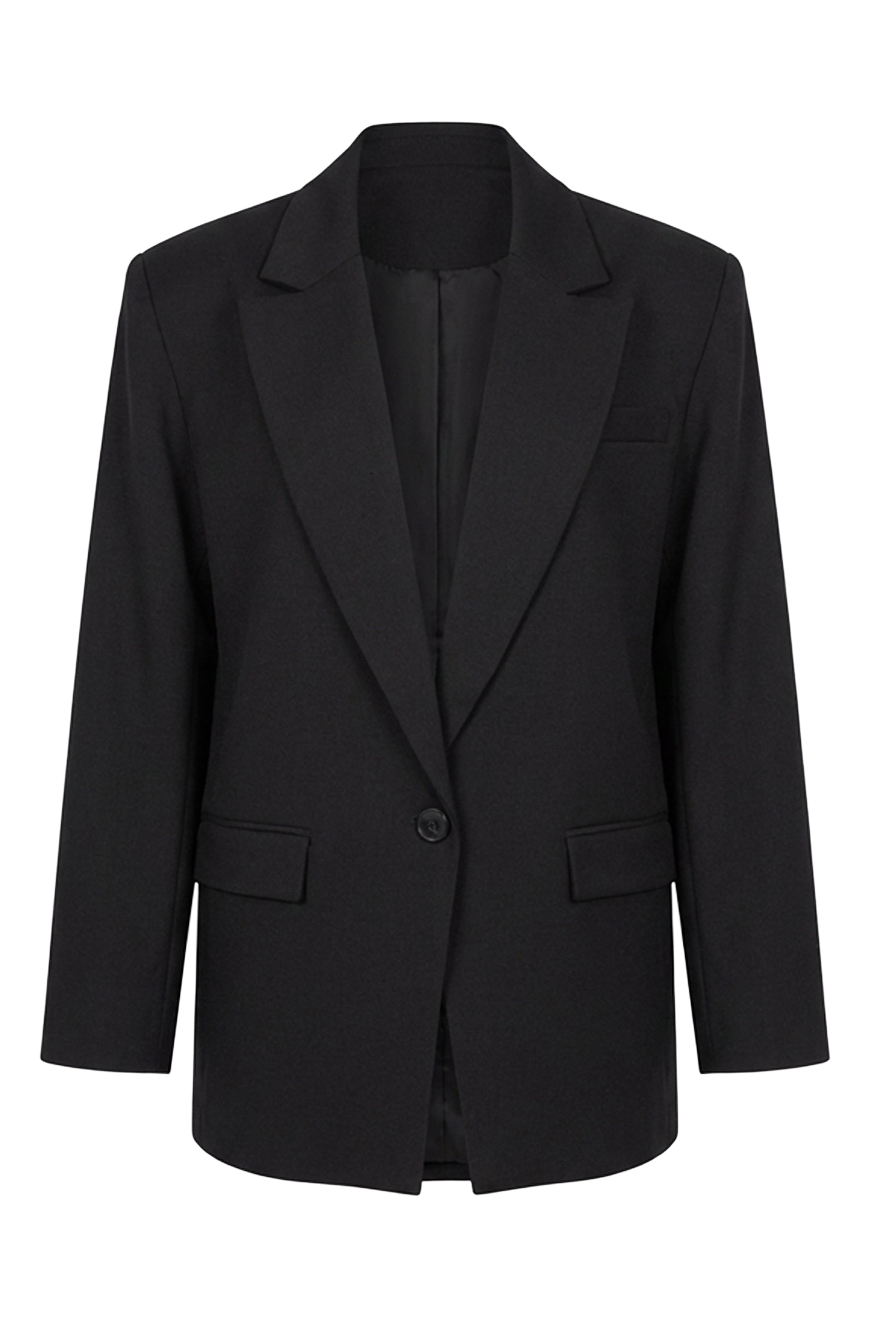 Black Refined Moments Blazer JLUXLABEL