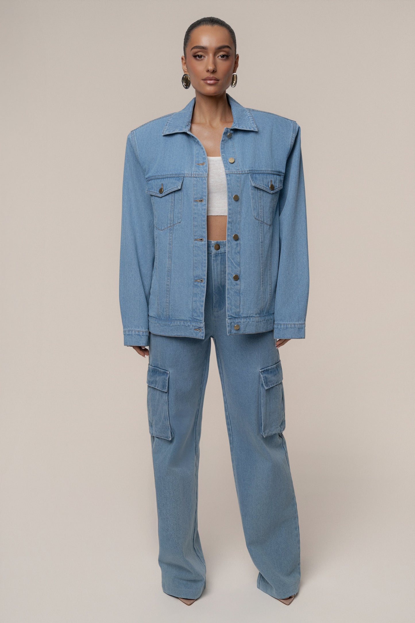 Medium Wash Next Phase Denim Jacket JLUXLABEL