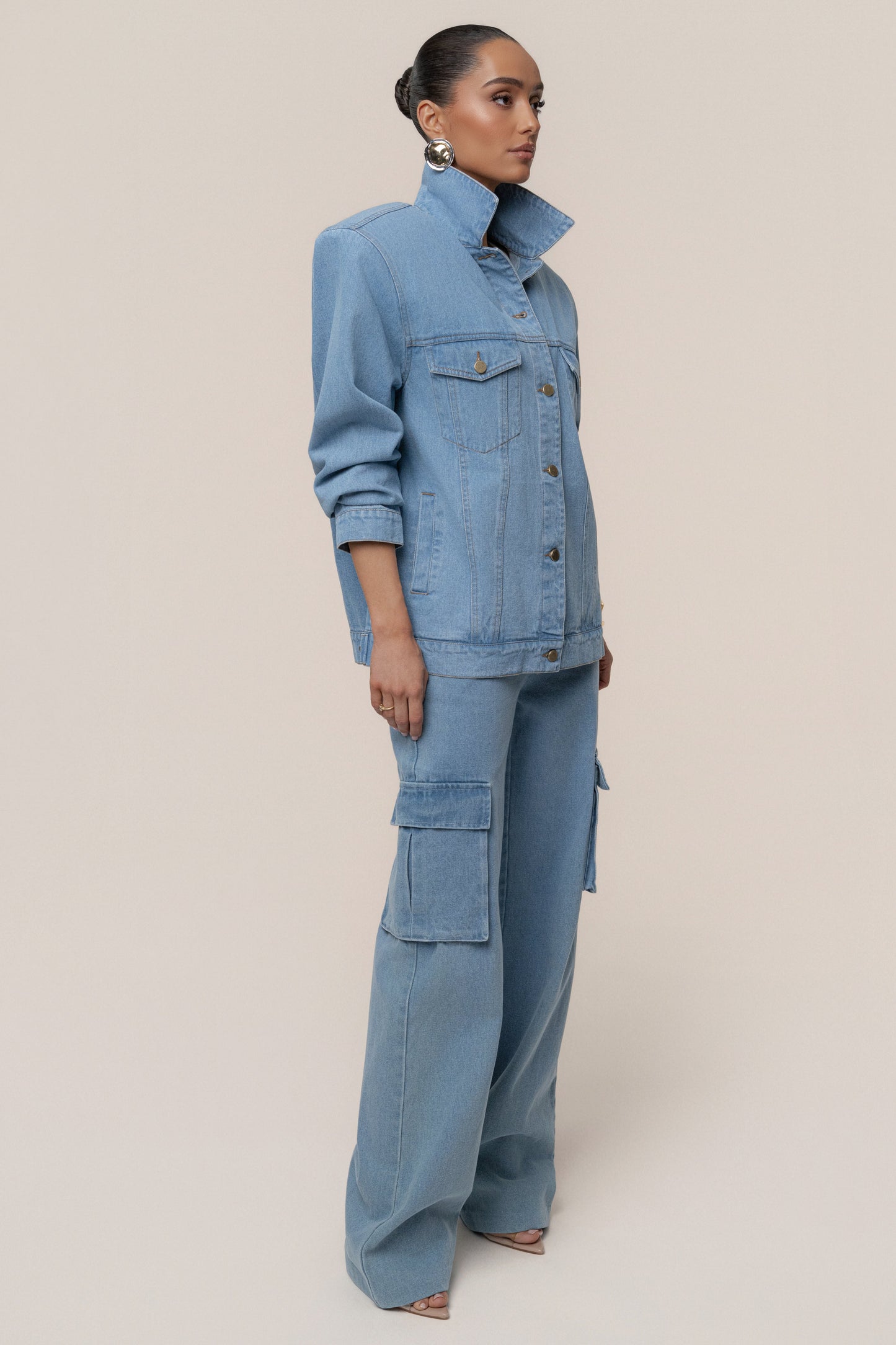 Medium Wash Next Phase Denim Jacket JLUXLABEL