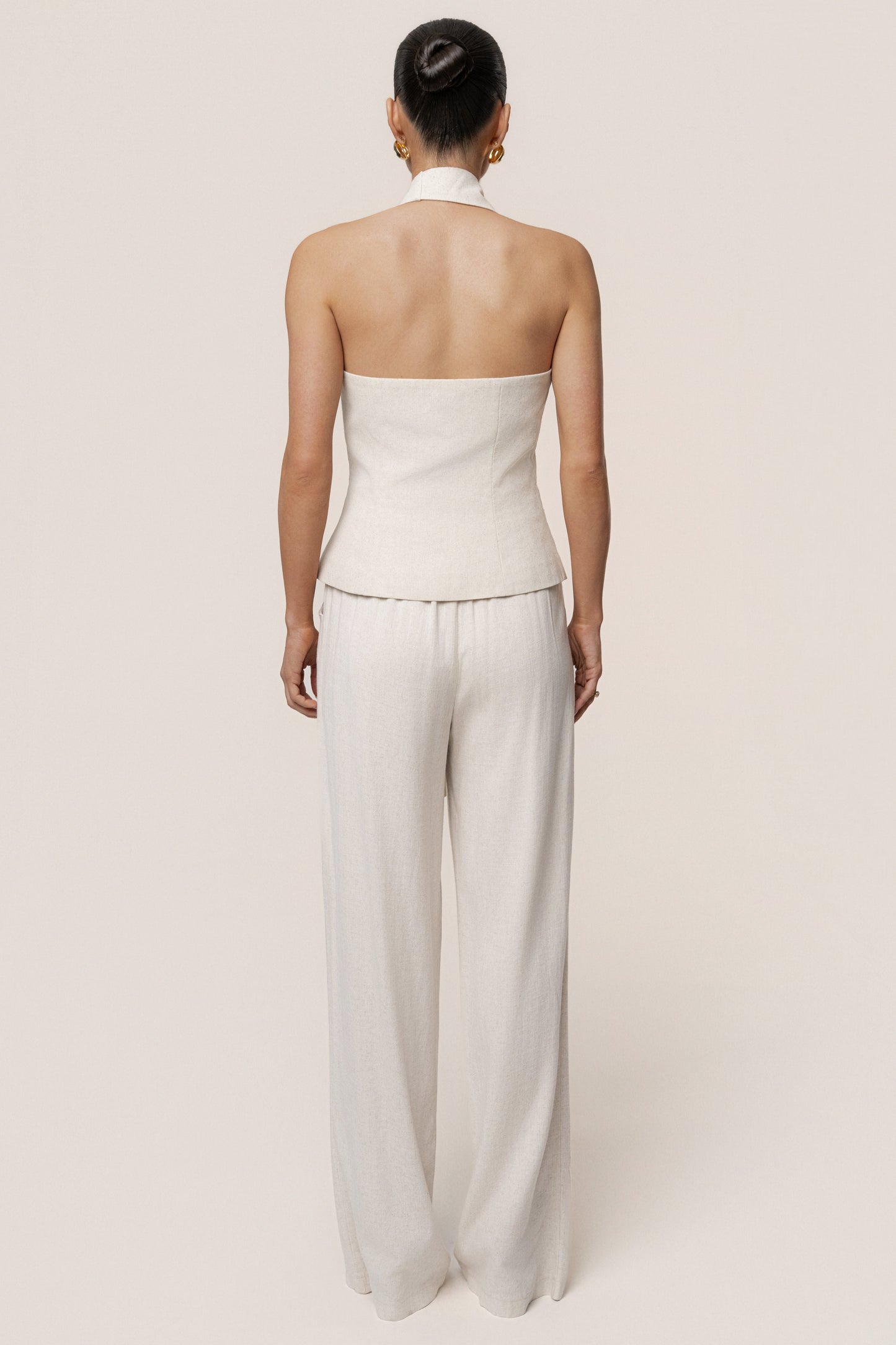 PRE-ORDER Oatmeal Asymmetric Scarf Top JLUXLABEL