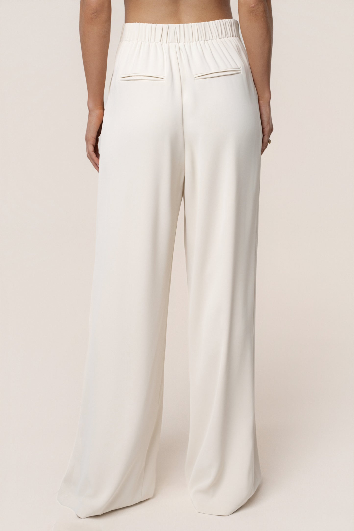 Ivory Signature Elegance Trousers JLUXLABEL