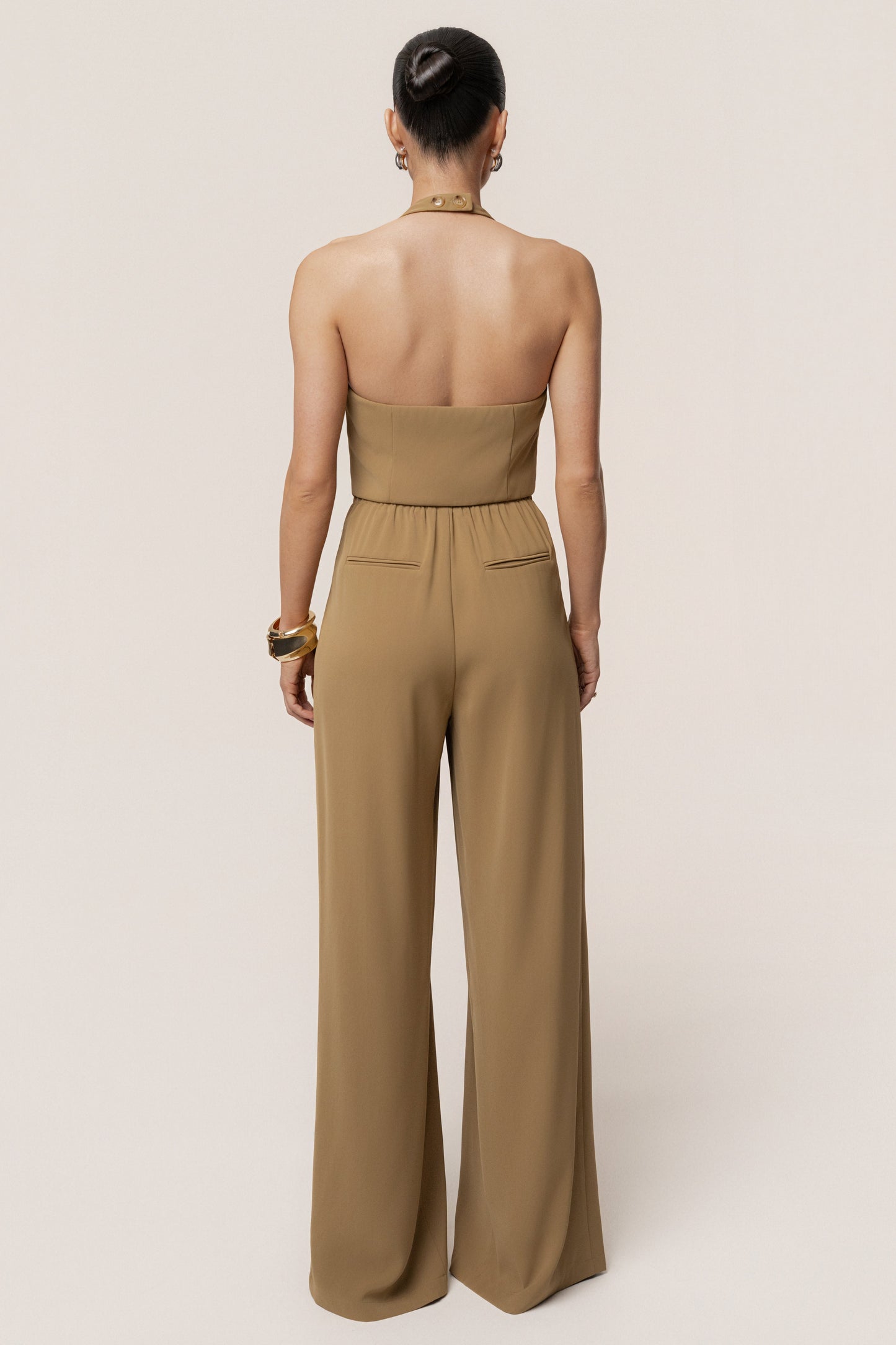 Olive Signature Elegance Trousers JLUXLABEL