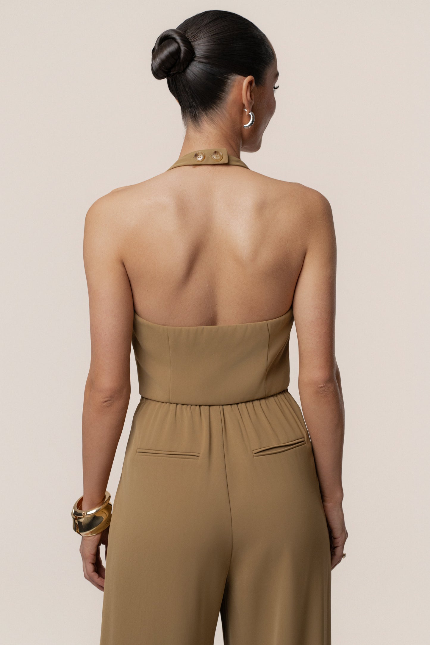 Olive Signature Elegance Trousers JLUXLABEL