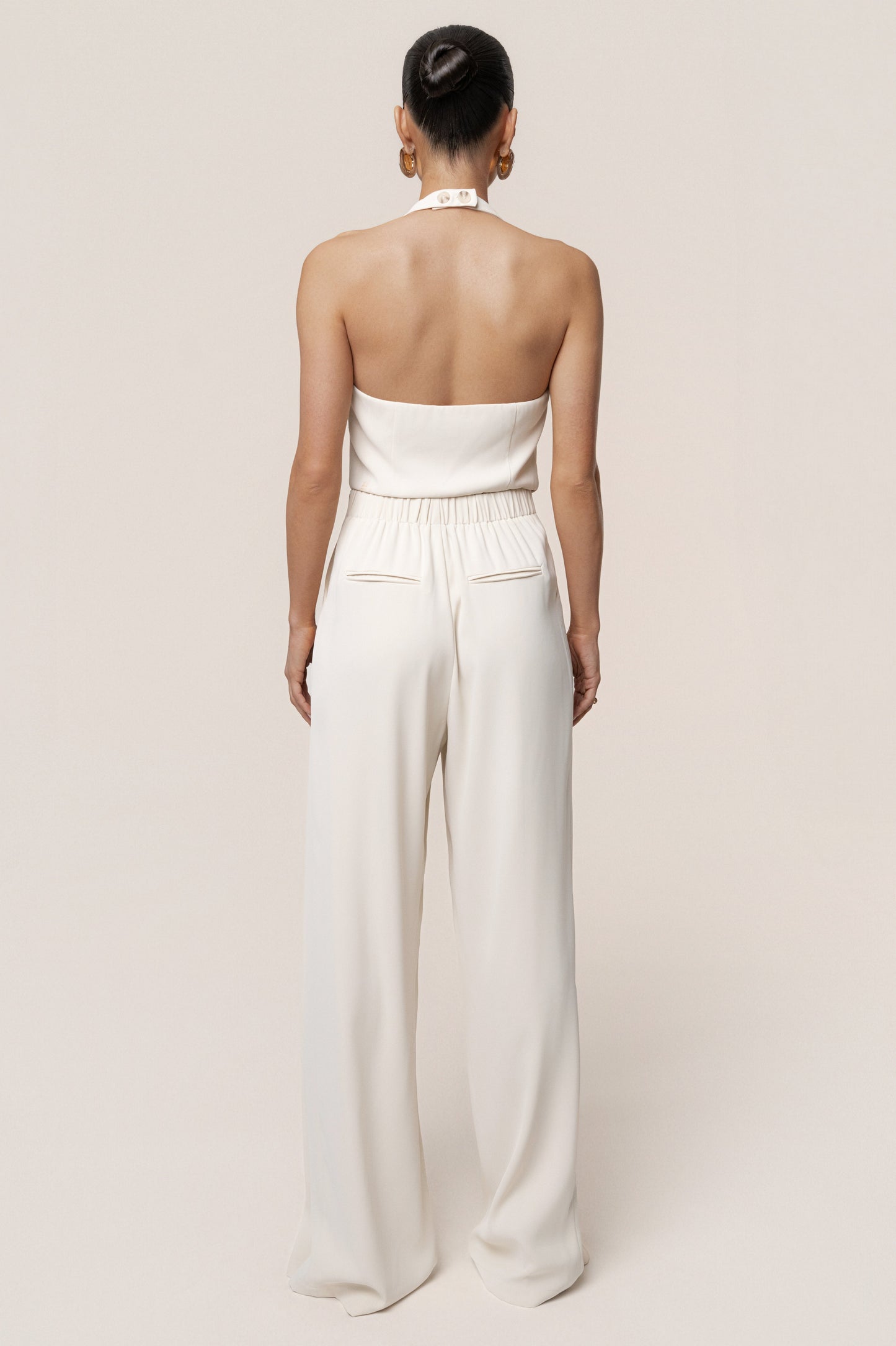 Ivory Signature Elegance Trousers JLUXLABEL