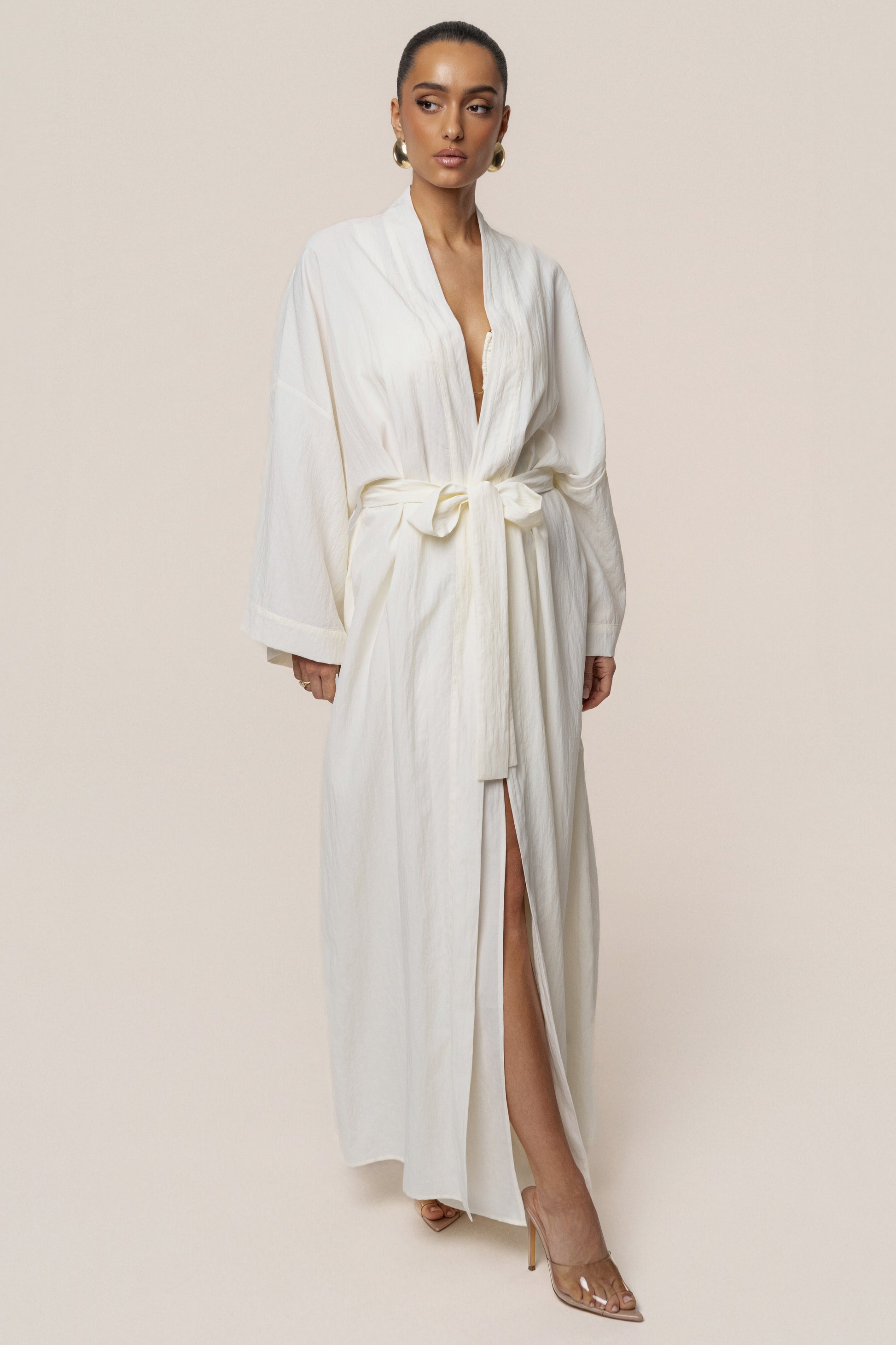 Ivory Desert Oasis Duster JLUXLABEL