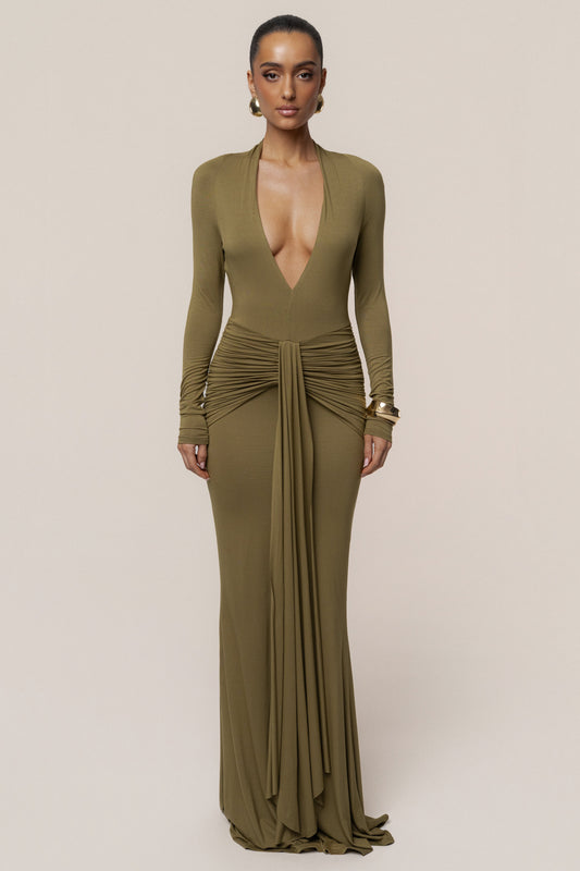 Olive All The Stars Maxi Dress JLUXLABEL