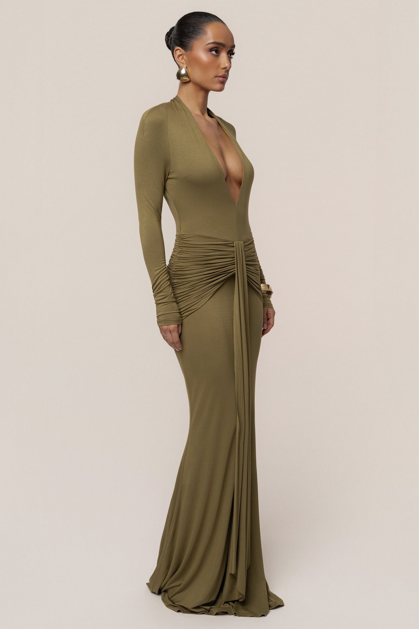 Olive All The Stars Maxi Dress JLUXLABEL