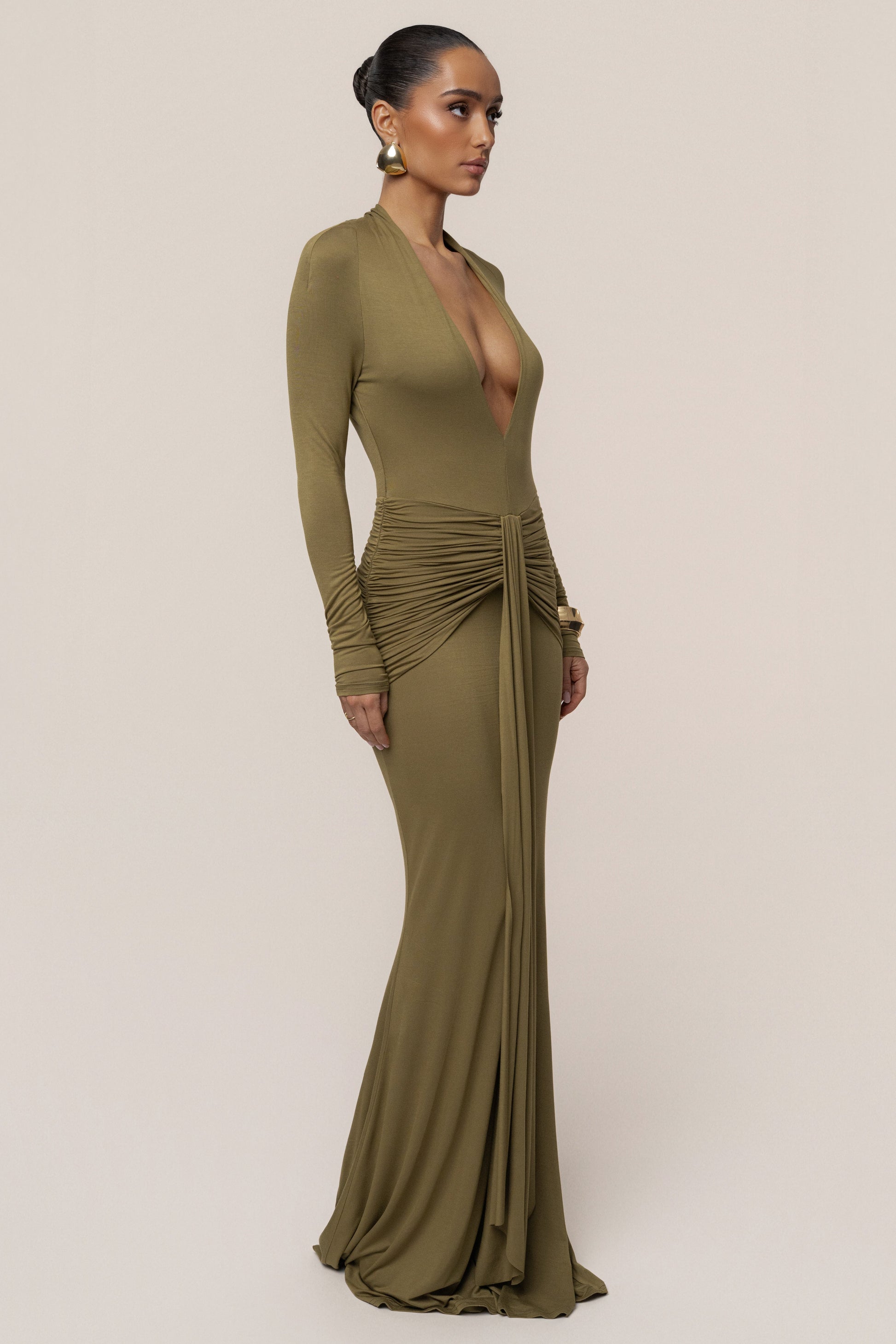 Olive All The Stars Maxi Dress JLUXLABEL