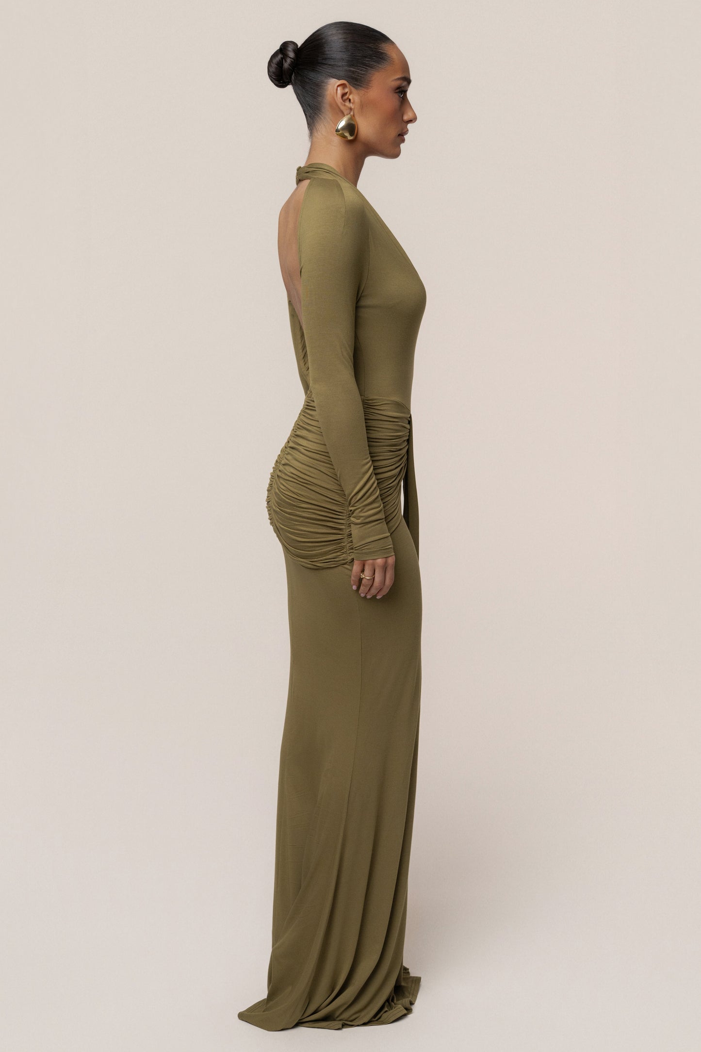 Olive All The Stars Maxi Dress JLUXLABEL