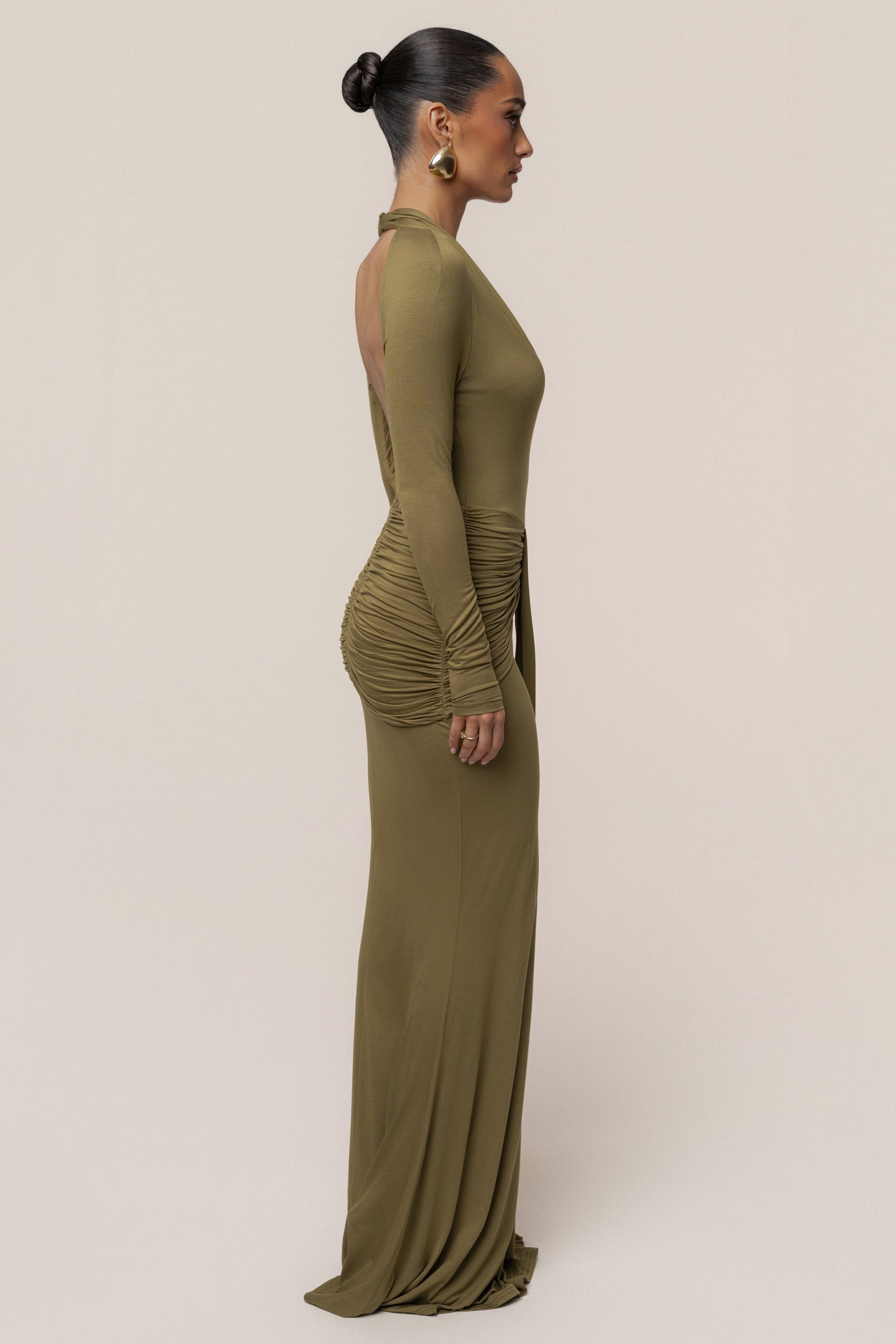 Olive All The Stars Maxi Dress JLUXLABEL