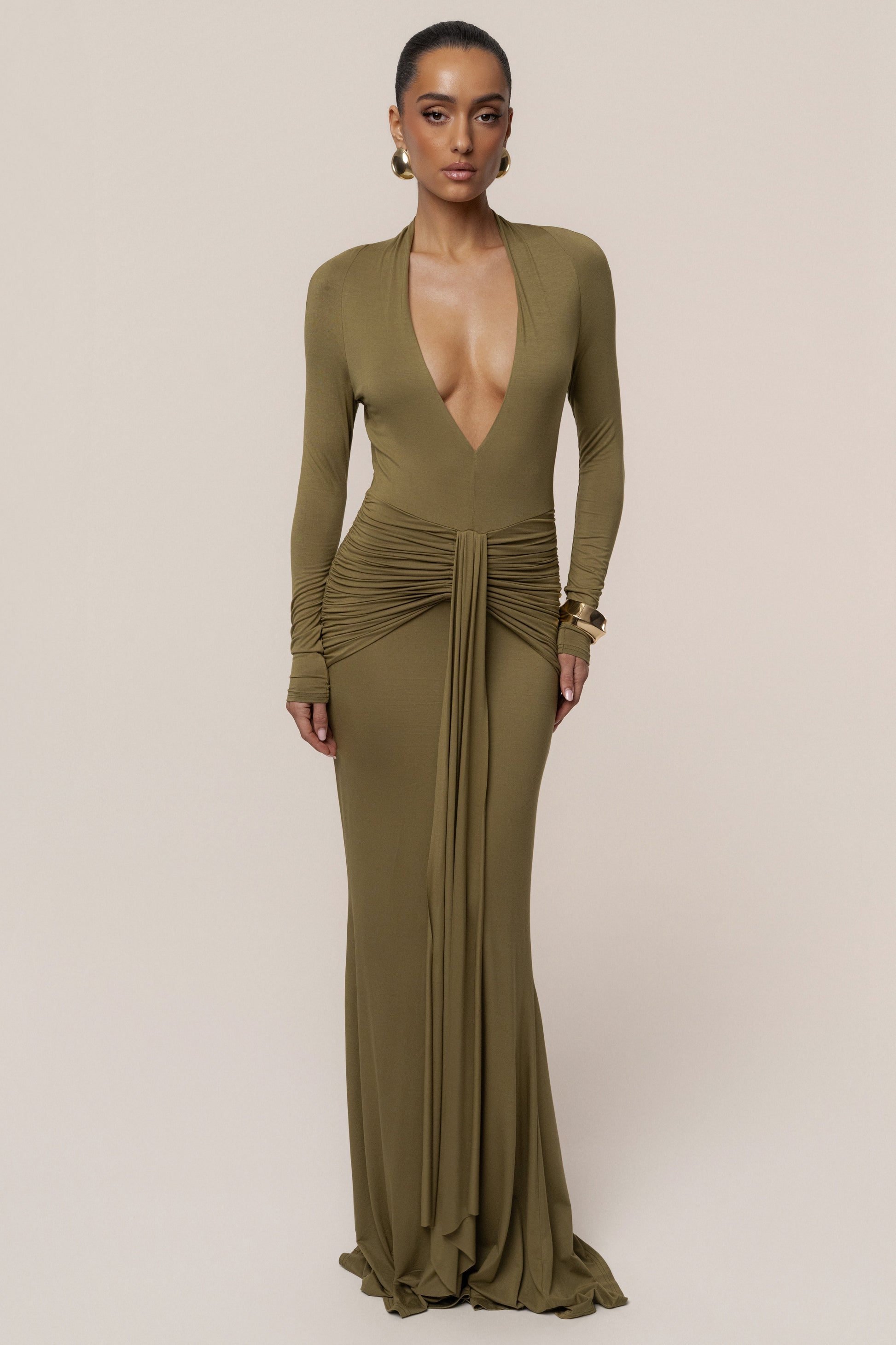 Olive All The Stars Maxi Dress JLUXLABEL