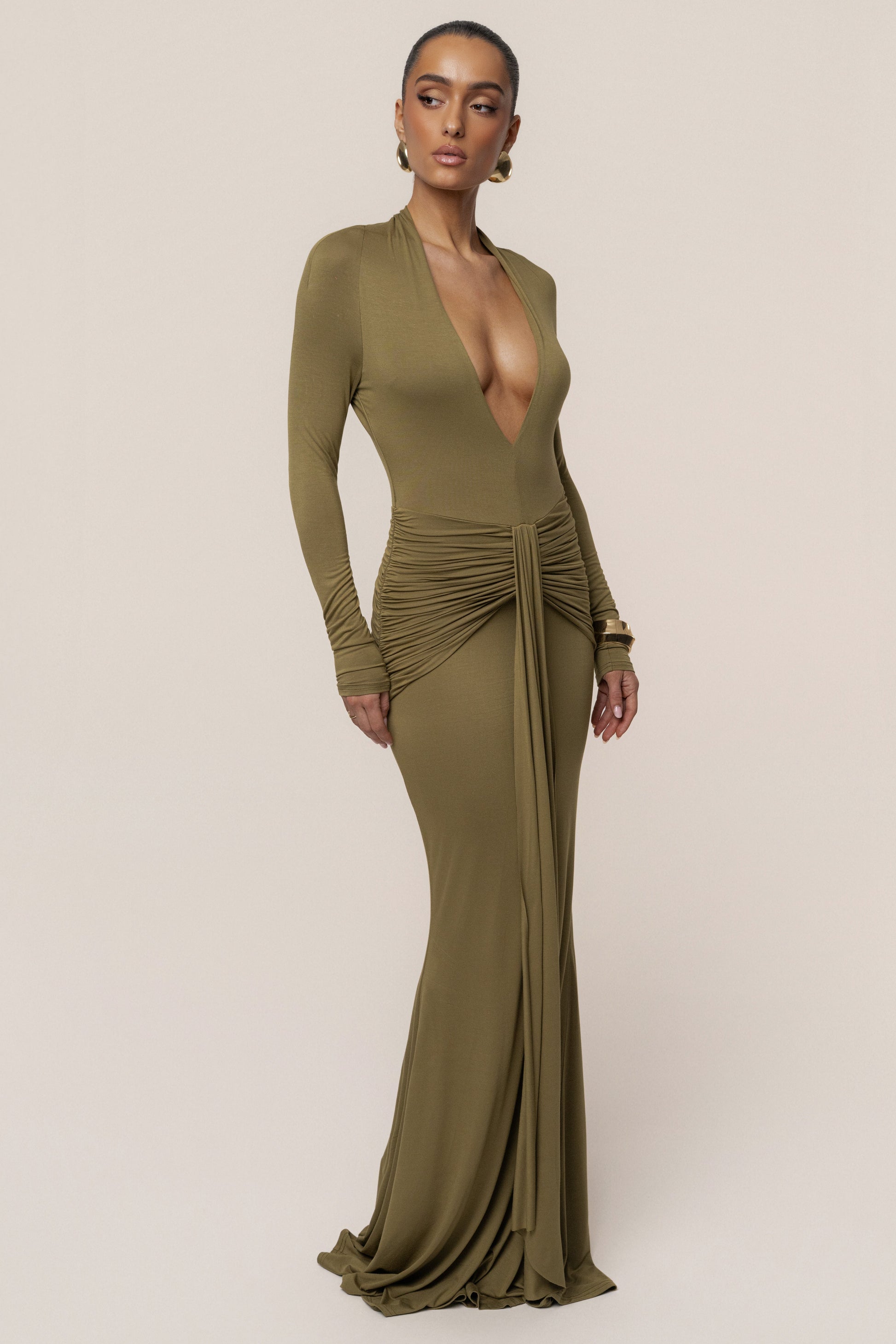 Olive All The Stars Maxi Dress JLUXLABEL