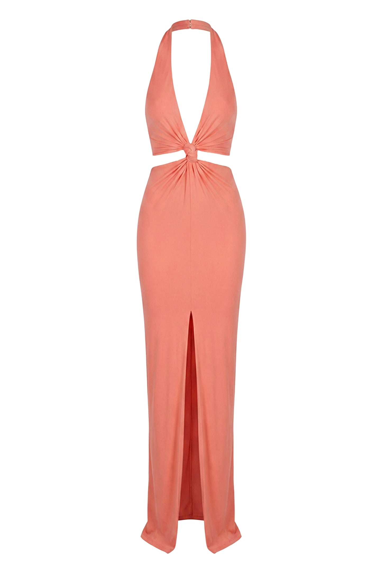 Coral Grand Evening Maxi Dress JLUXLABEL