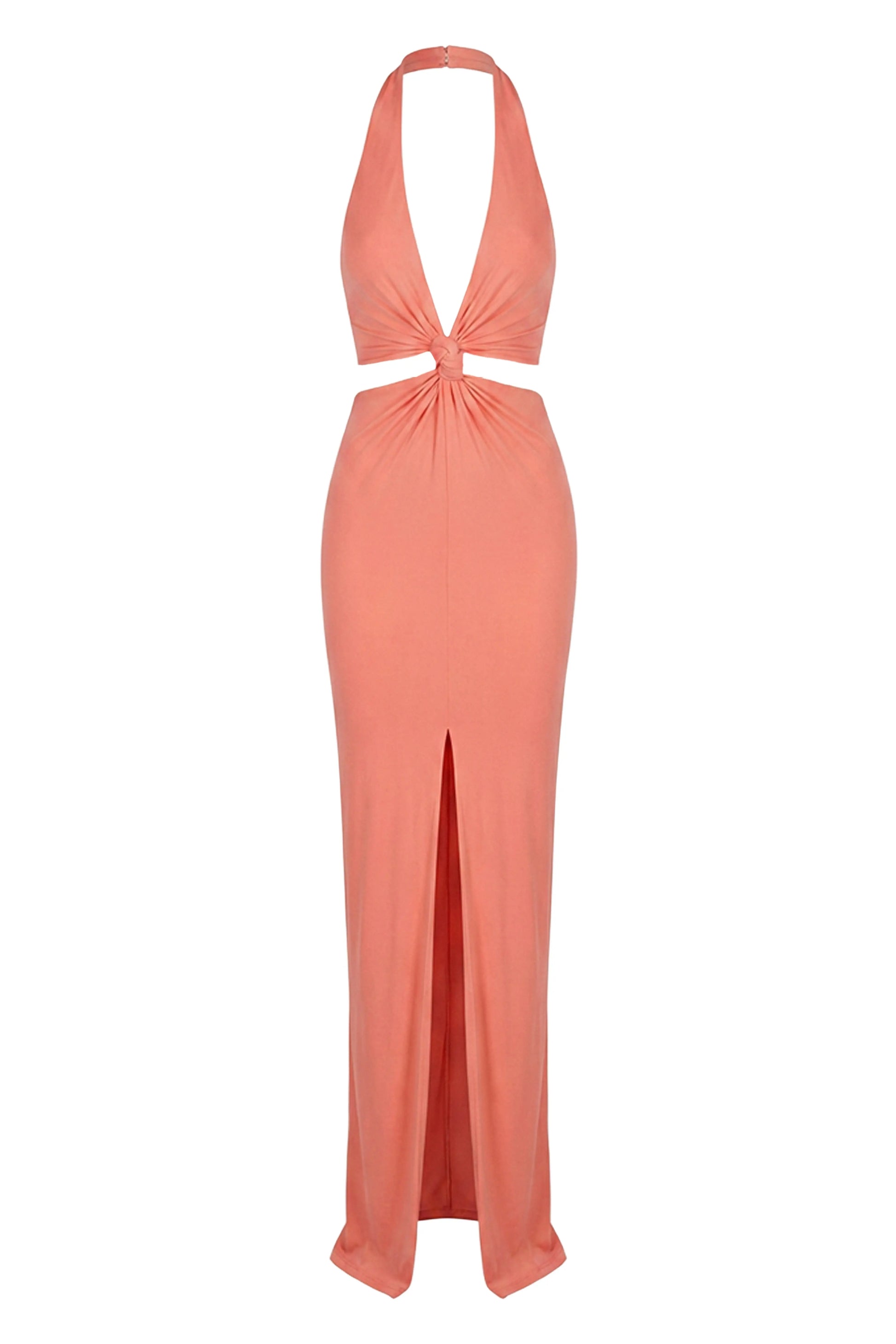 Coral Grand Evening Maxi Dress JLUXLABEL