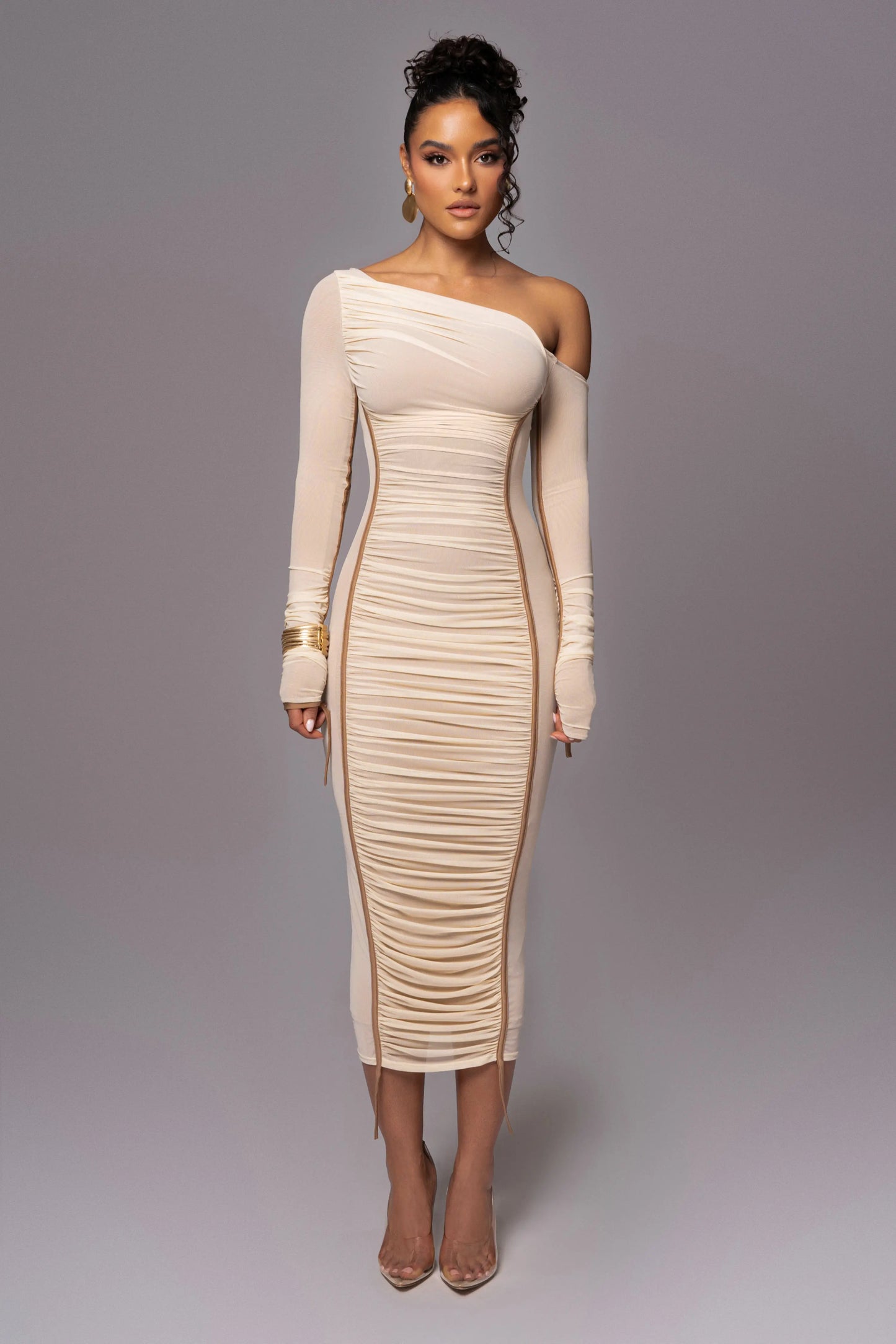 Buttercream Monika Midi Dress JLUXLABEL