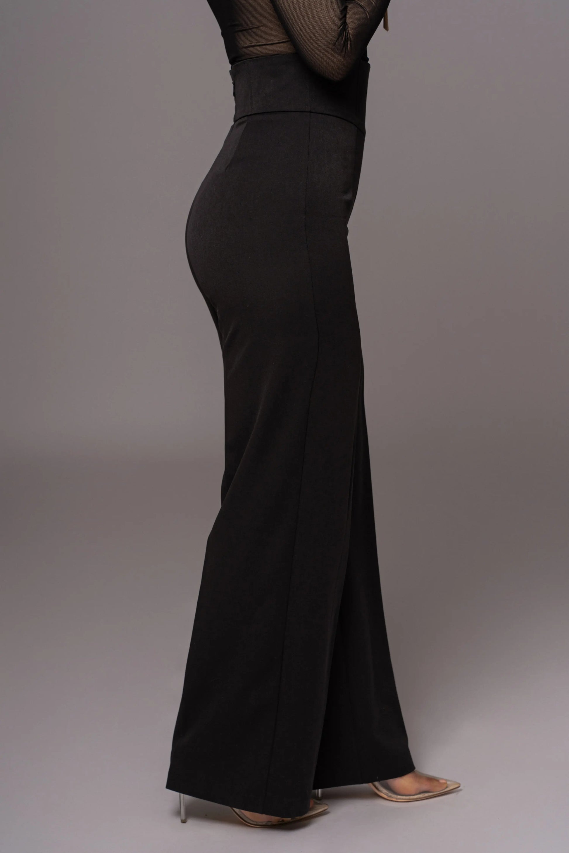 Black Novena Woven Pants JLUXLABEL