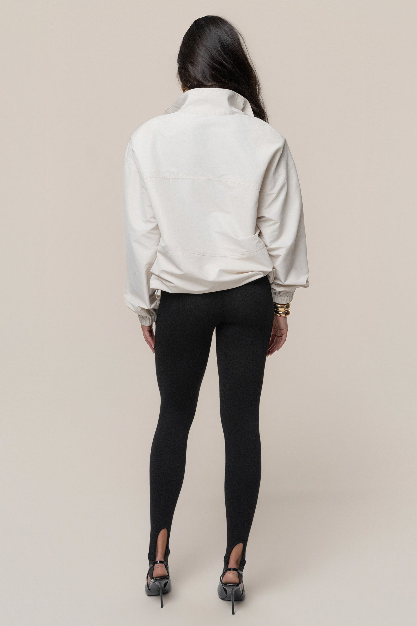 Milk Oversized Funnel Jacket