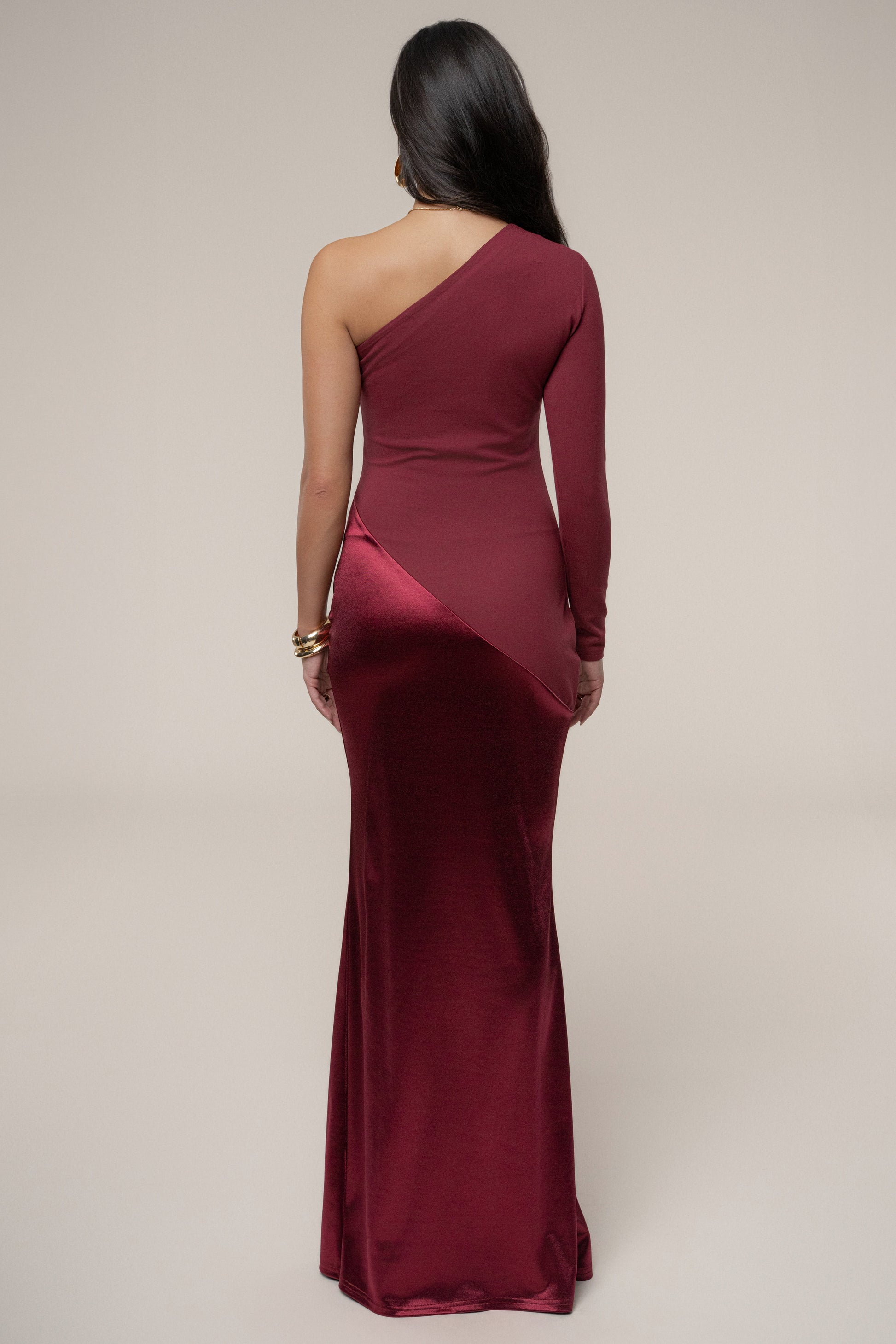 Burgundy Look Of Desire Maxi Dress JLUXLABEL