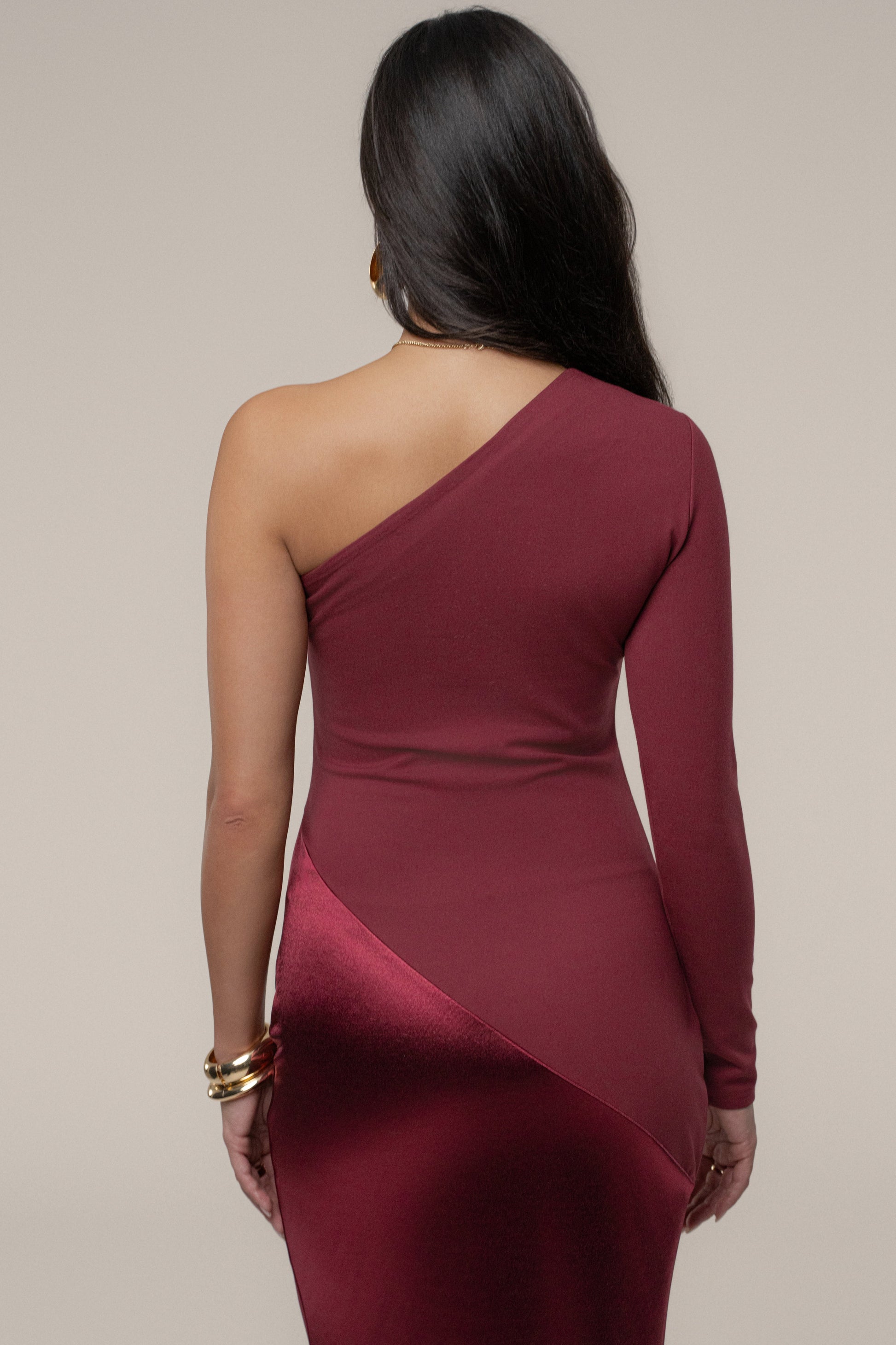 Burgundy Look Of Desire Maxi Dress JLUXLABEL