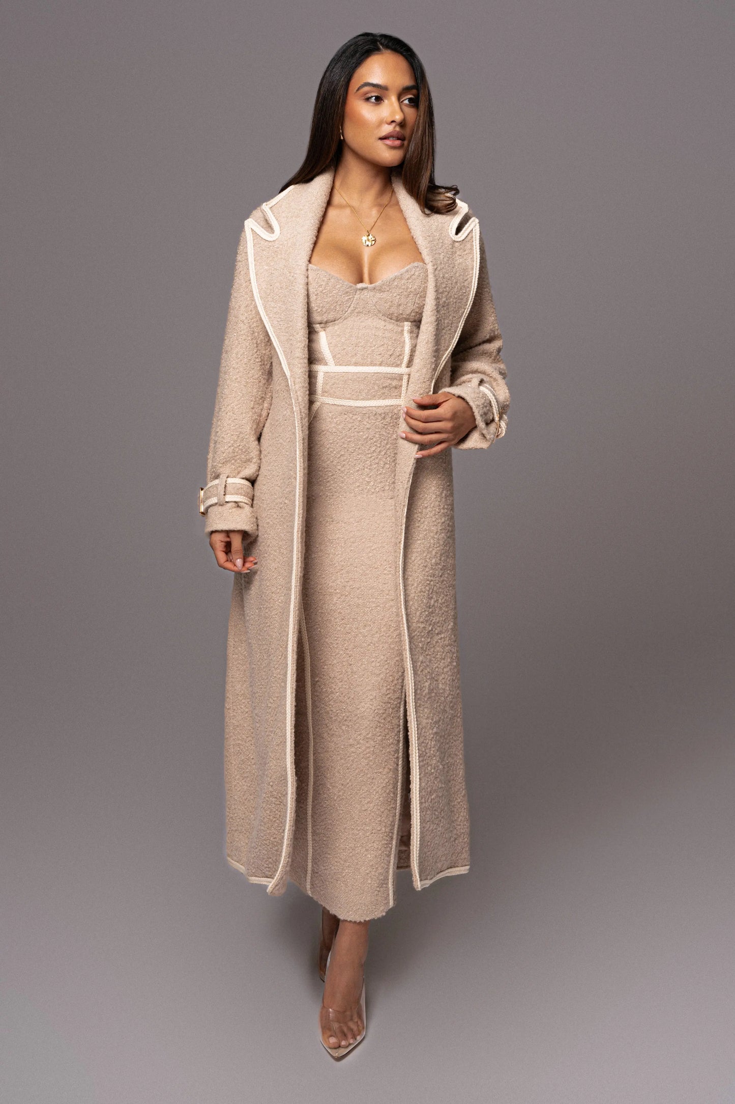 Beige Jozie Bustier Top JLUXLABEL